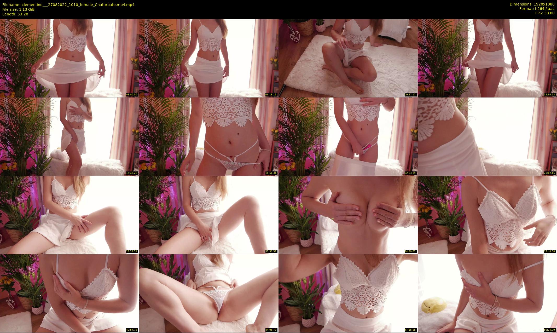 clementine__ — 54 minute Chaturbate female cam show recording, 1080p, Aug 27, 2022