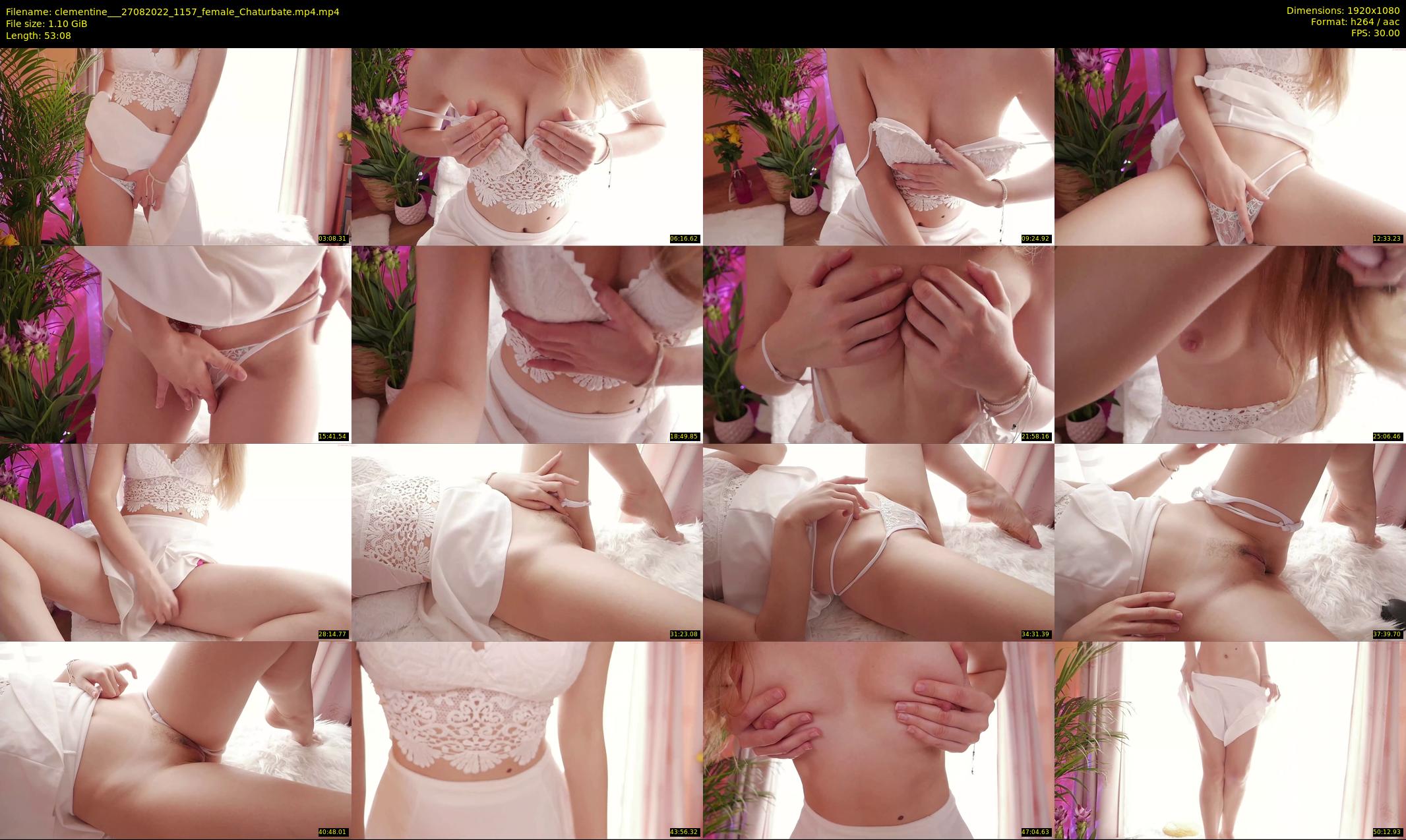 clementine__ — 54 minute Chaturbate female cam show recording, 1080p, Aug 27, 2022
