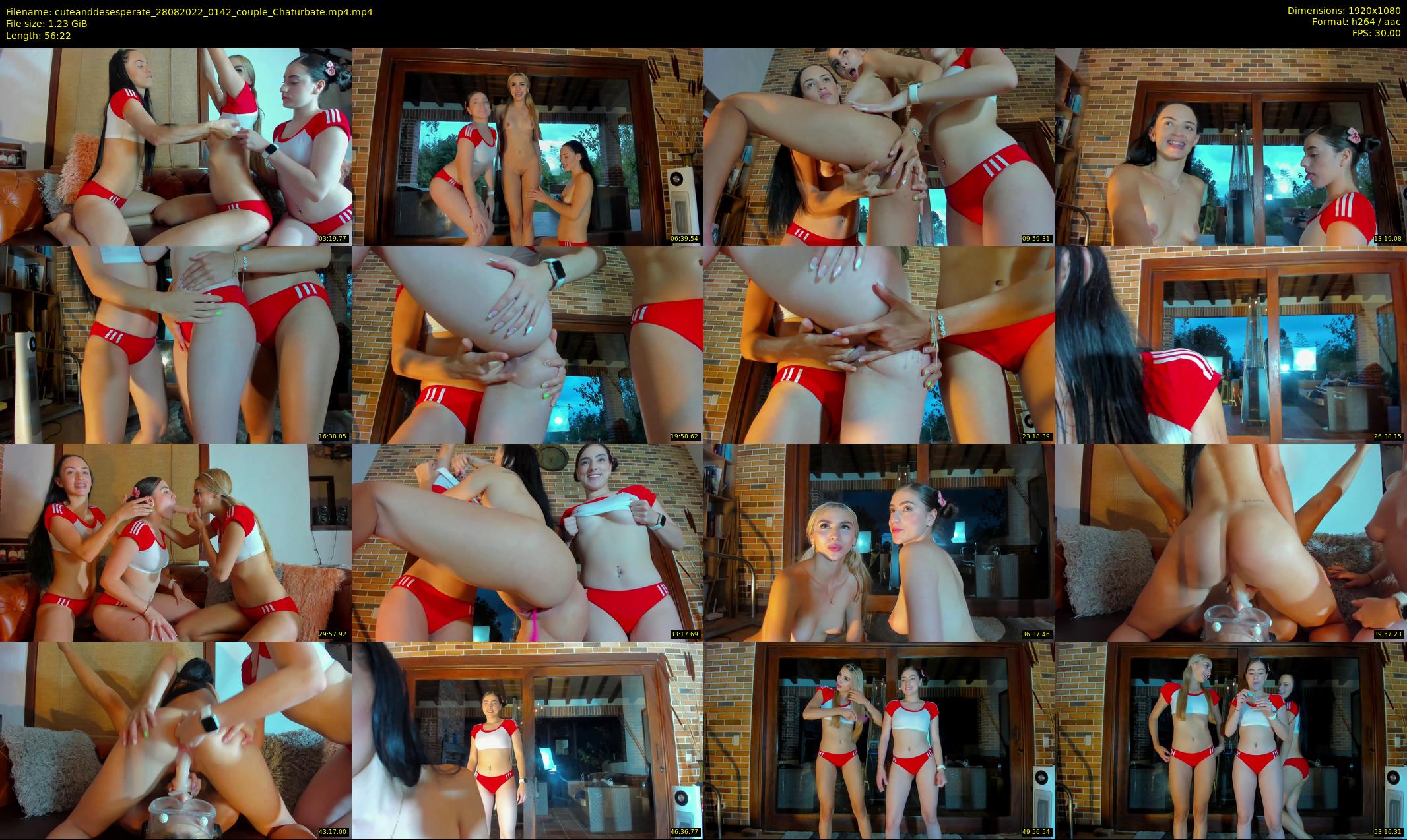cuteanddesesperate — 57 minute Chaturbate female cam show recording, 1080p, Aug 28, 2022
