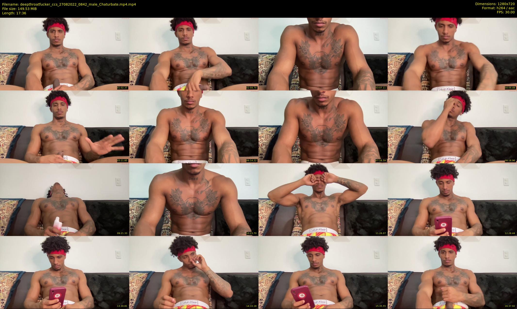 deepthroatfucker_ccs — 18 minute Chaturbate male cam show recording, 720p, Aug 27, 2022