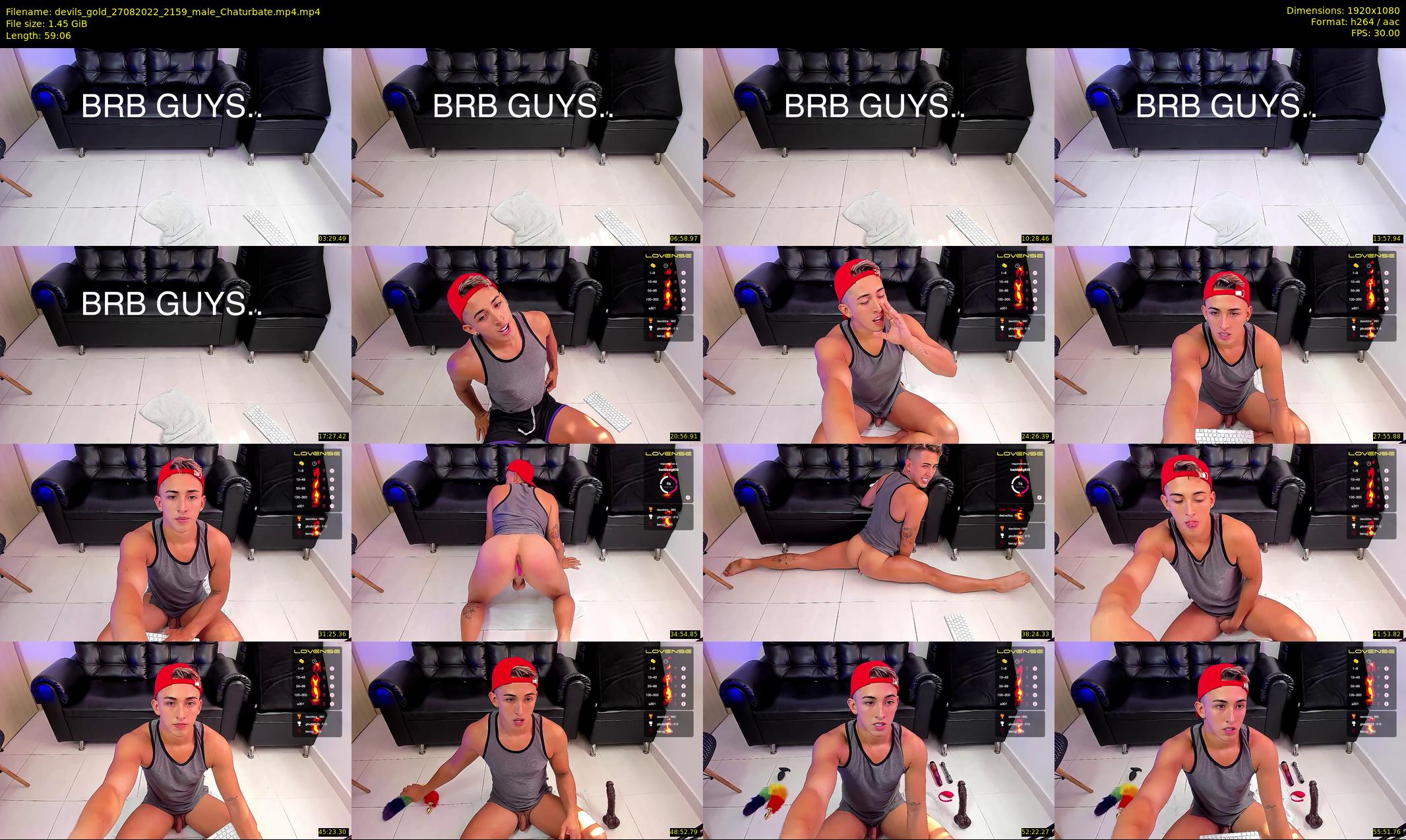 devils_gold — 60 minute Chaturbate male cam show recording, 1080p, Aug 27, 2022