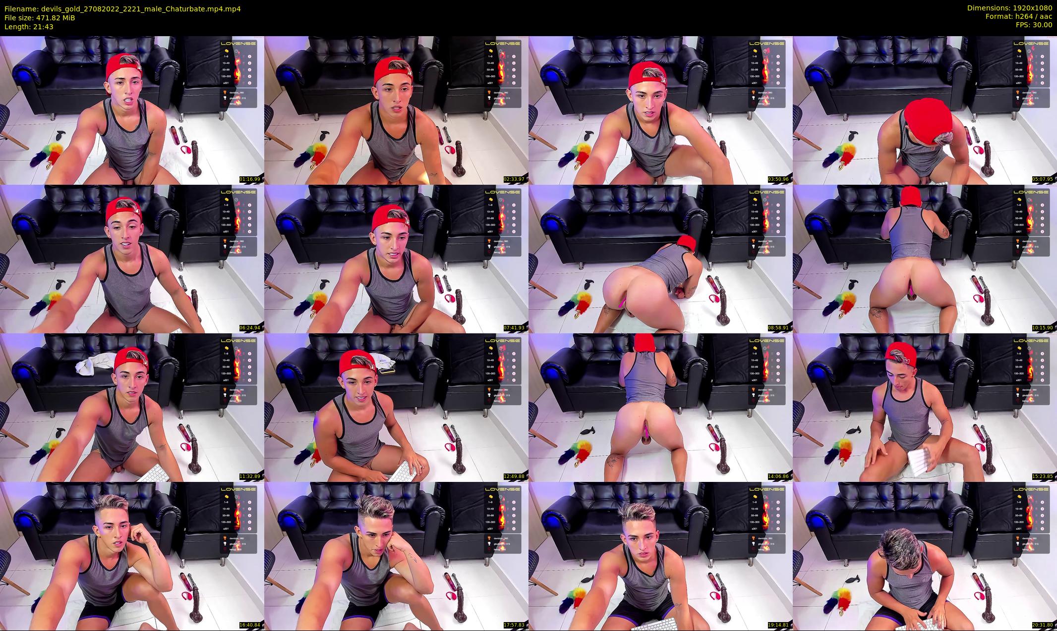 devils_gold — 22 minute Chaturbate male cam show recording, 1080p, Aug 27, 2022