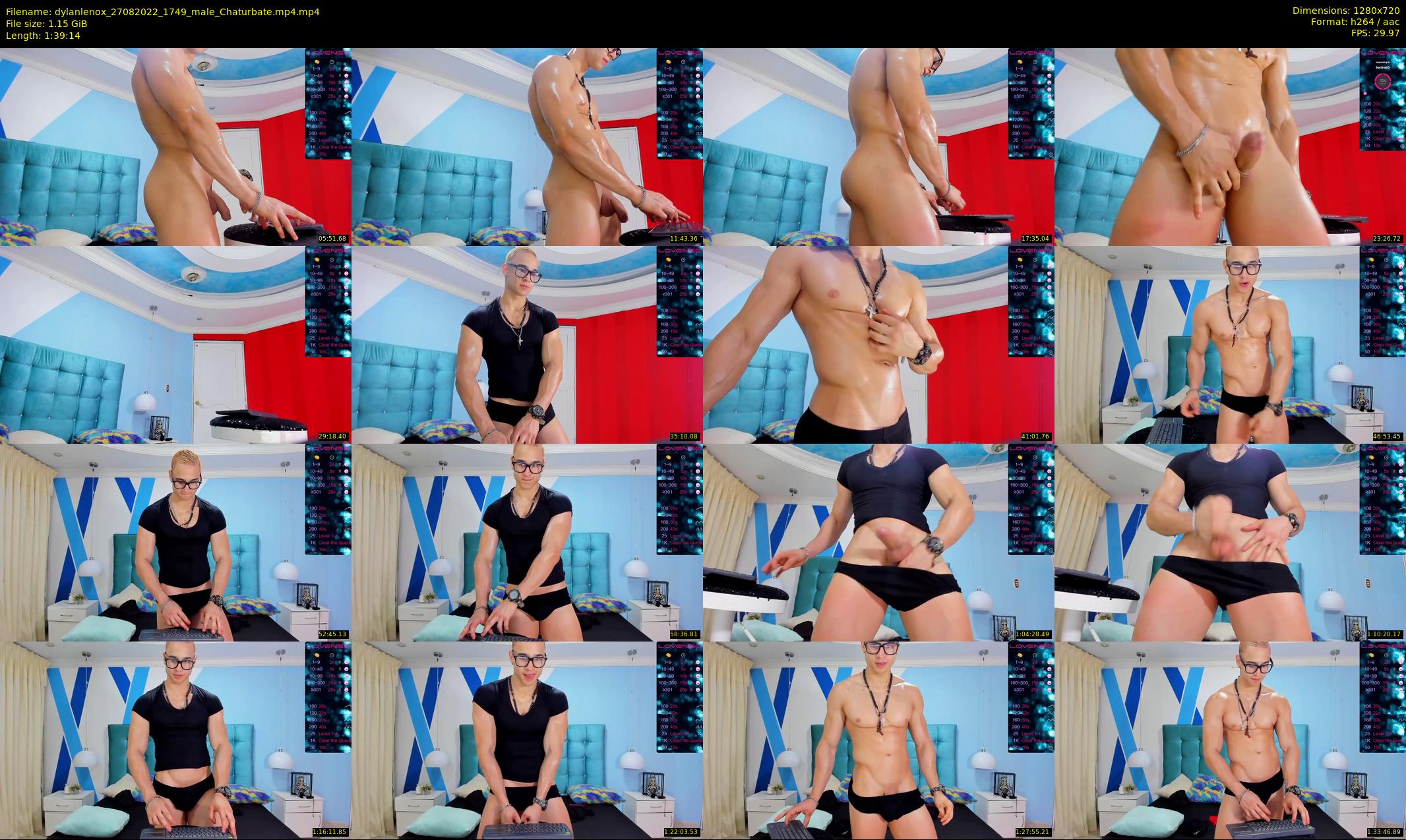 dylanlenox — 100 minute Chaturbate male cam show recording, 720p, Aug 27, 2022
