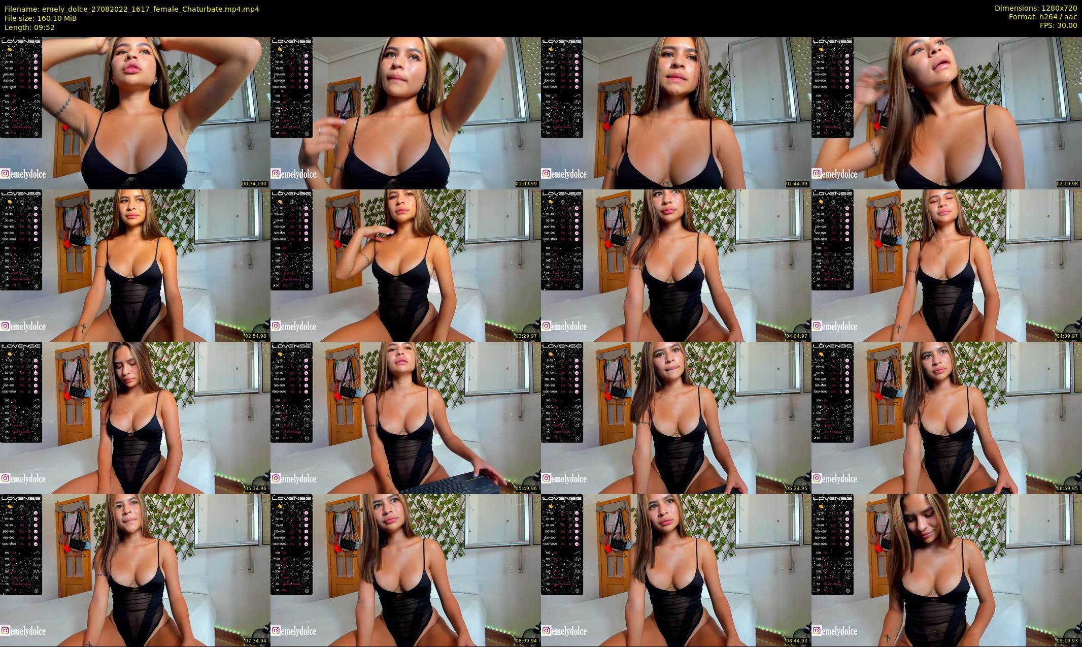 emely_dolce — 10 minute Chaturbate female cam show recording, 720p, Aug 27, 2022