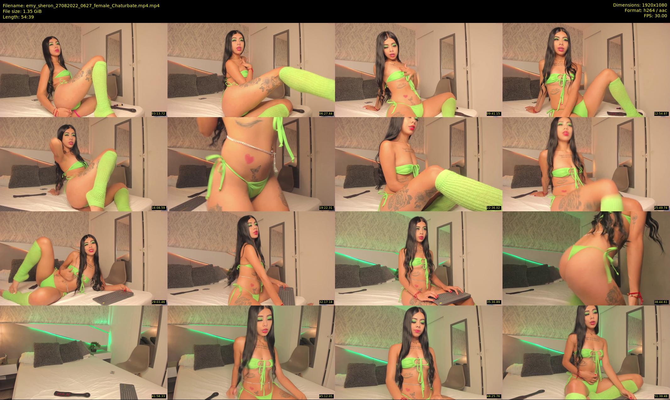 emy_sheron — 55 minute Chaturbate female cam show recording, 1080p, Aug 27, 2022