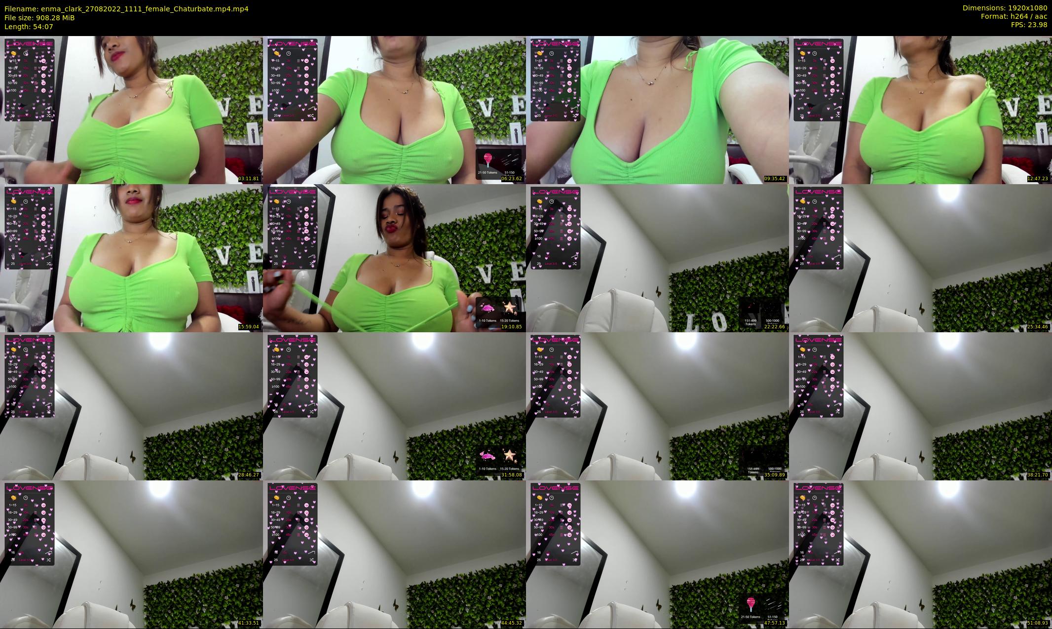 enma_clark — 55 minute Chaturbate female cam show recording, 1080p, Aug 27, 2022