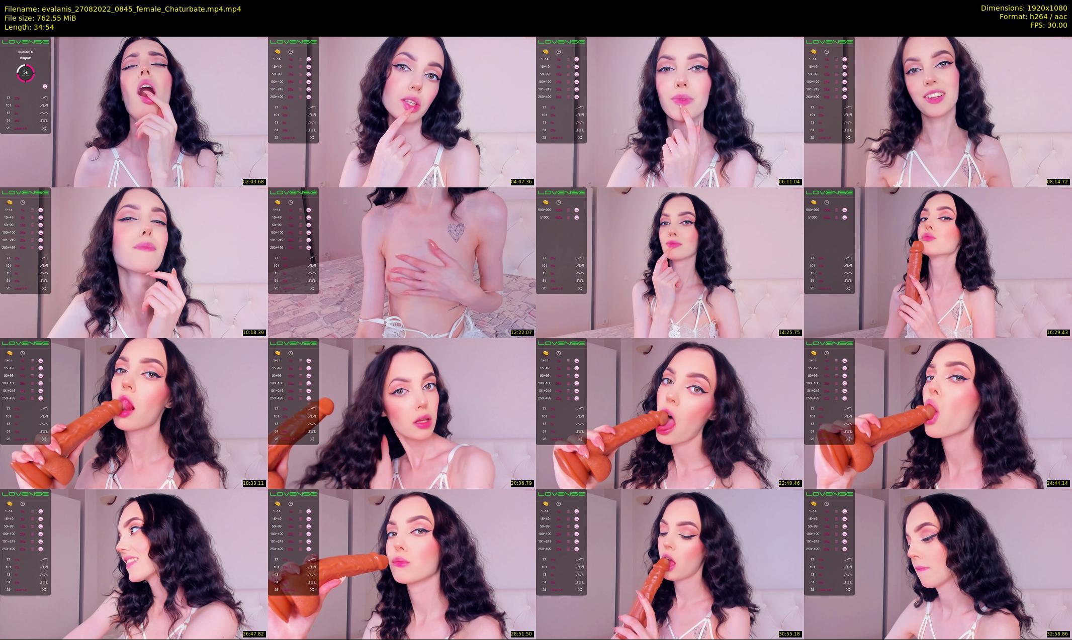evalanis — 35 minute Chaturbate couple cam show recording, 1080p, Aug 27, 2022