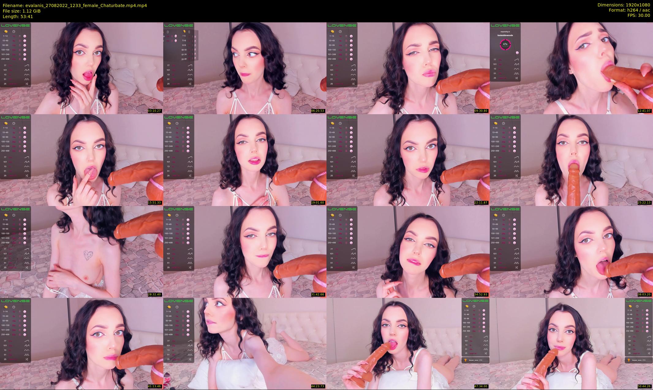 evalanis — 54 minute Chaturbate couple cam show recording, 1080p, Aug 27, 2022
