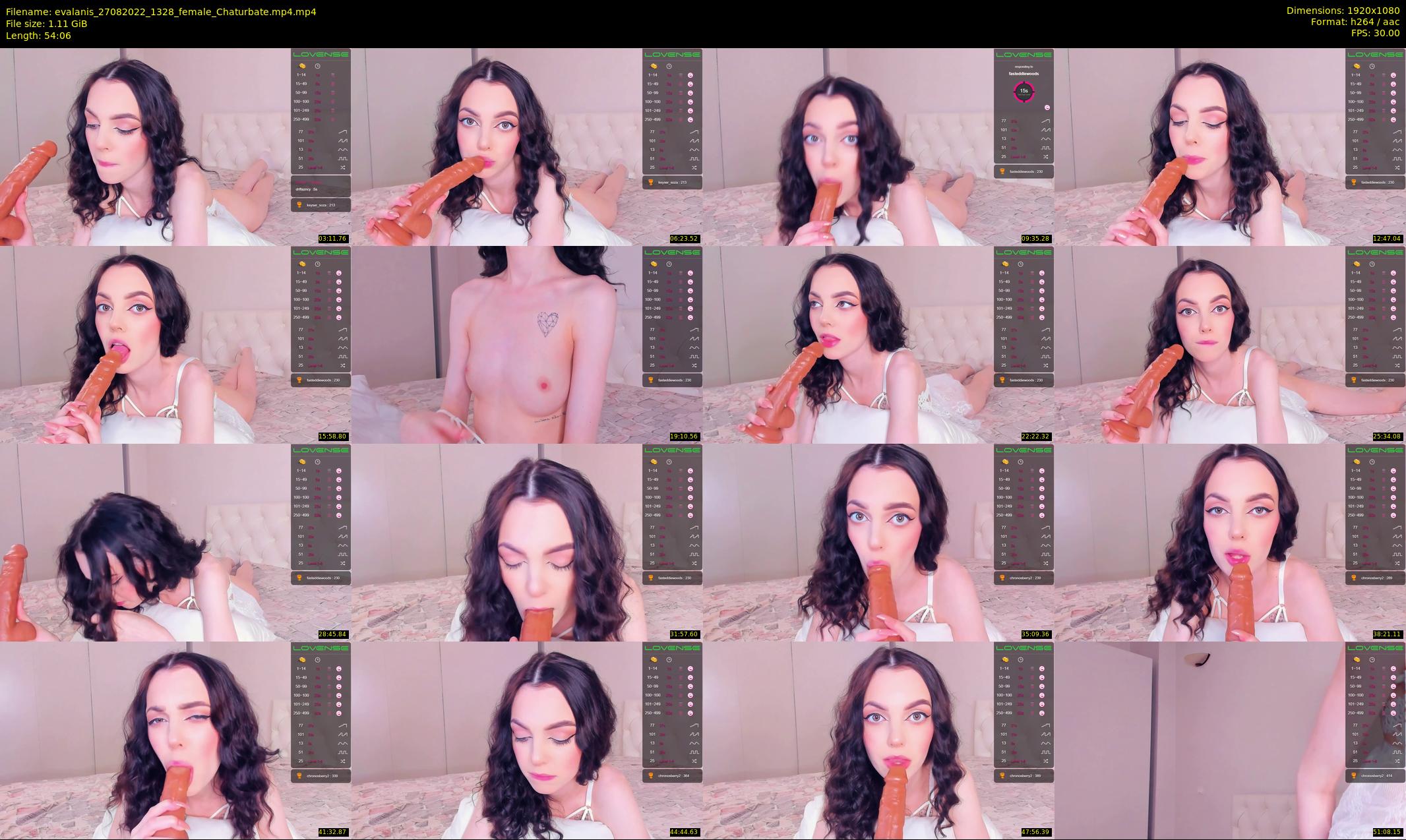 evalanis — 55 minute Chaturbate couple cam show recording, 1080p, Aug 27, 2022