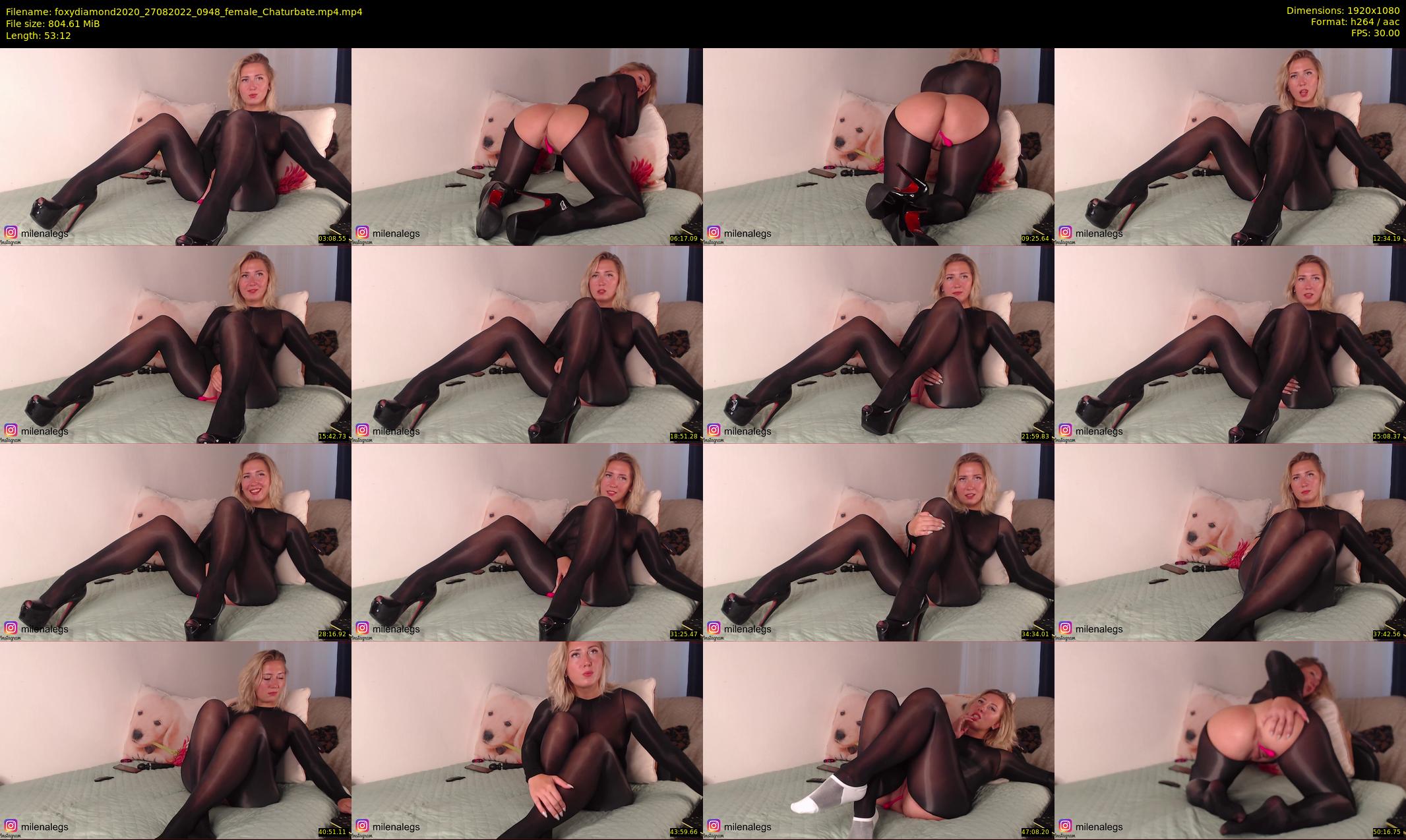 foxydiamond2020 — 54 minute Chaturbate female cam show recording, 1080p, Aug 27, 2022