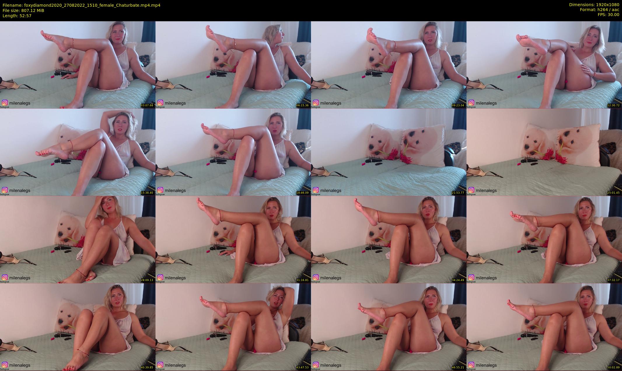 foxydiamond2020 — 53 minute Chaturbate female cam show recording, 1080p, Aug 27, 2022