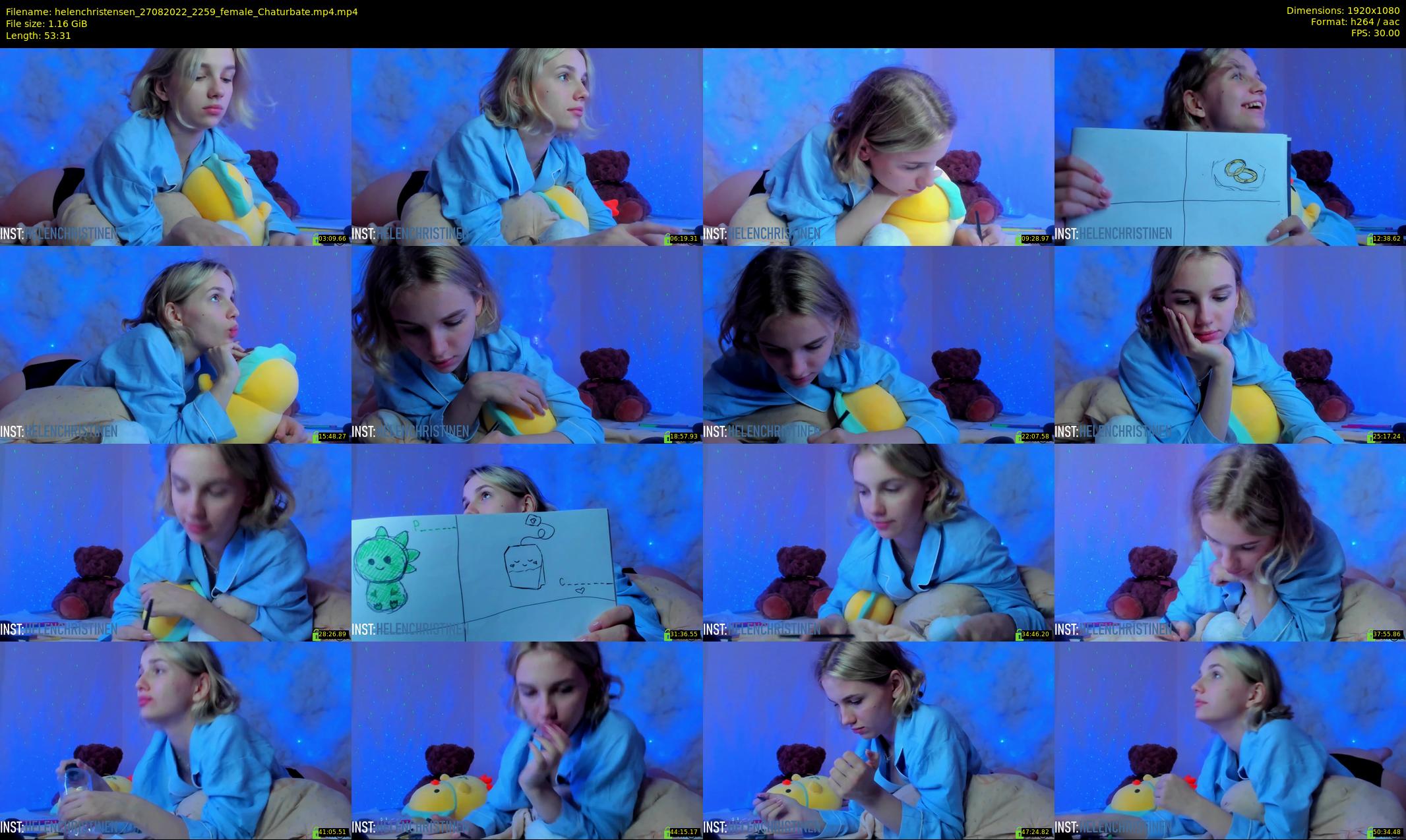 helenchristensen — 54 minute Chaturbate female cam show recording, 1080p, Aug 27, 2022