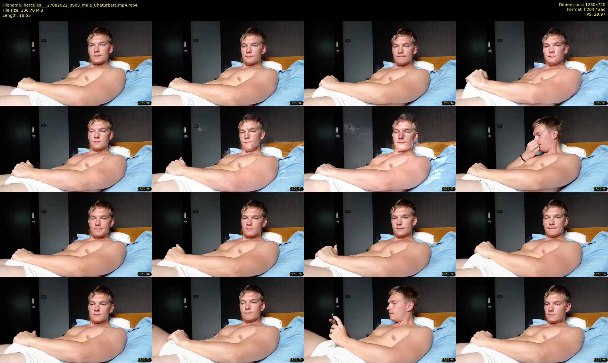 hercules__ — 17 minute Chaturbate male cam show recording, 720p, Aug 27, 2022