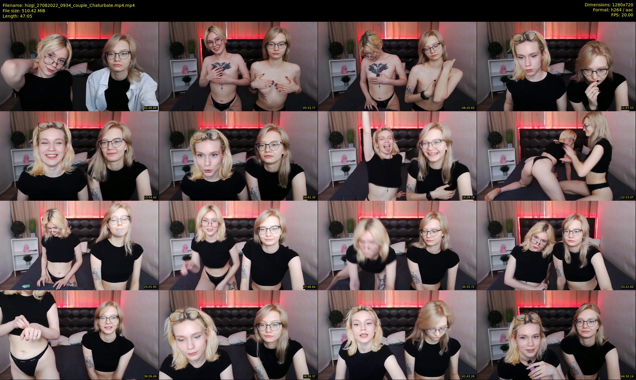 hizgi — 48 minute Chaturbate couple cam show recording, 720p, Aug 27, 2022