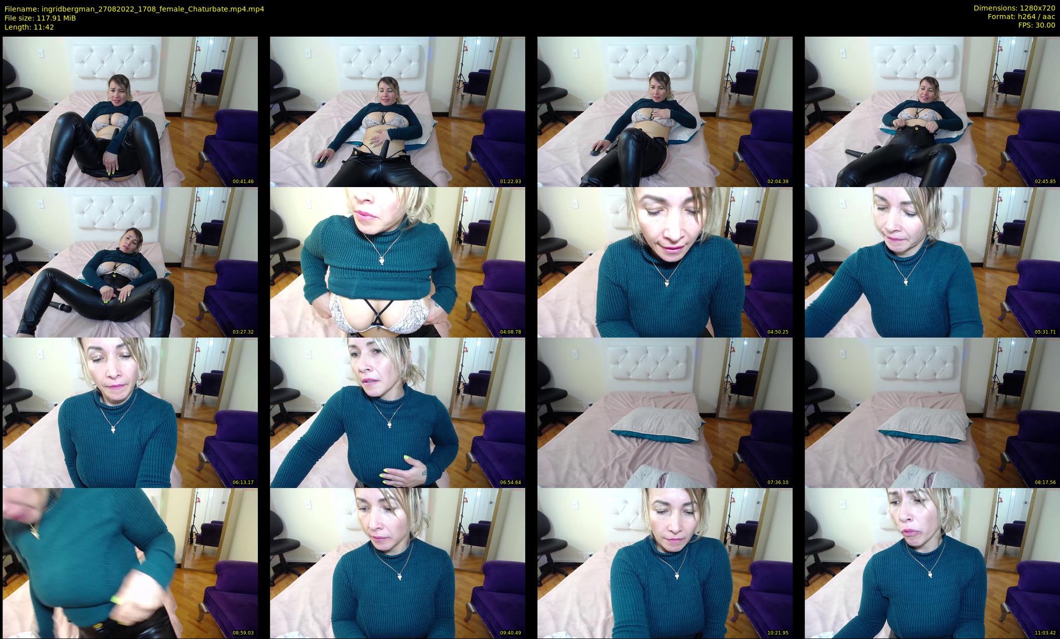 ingridbergman — 12 minute Chaturbate female cam show recording, 720p, Aug 27, 2022