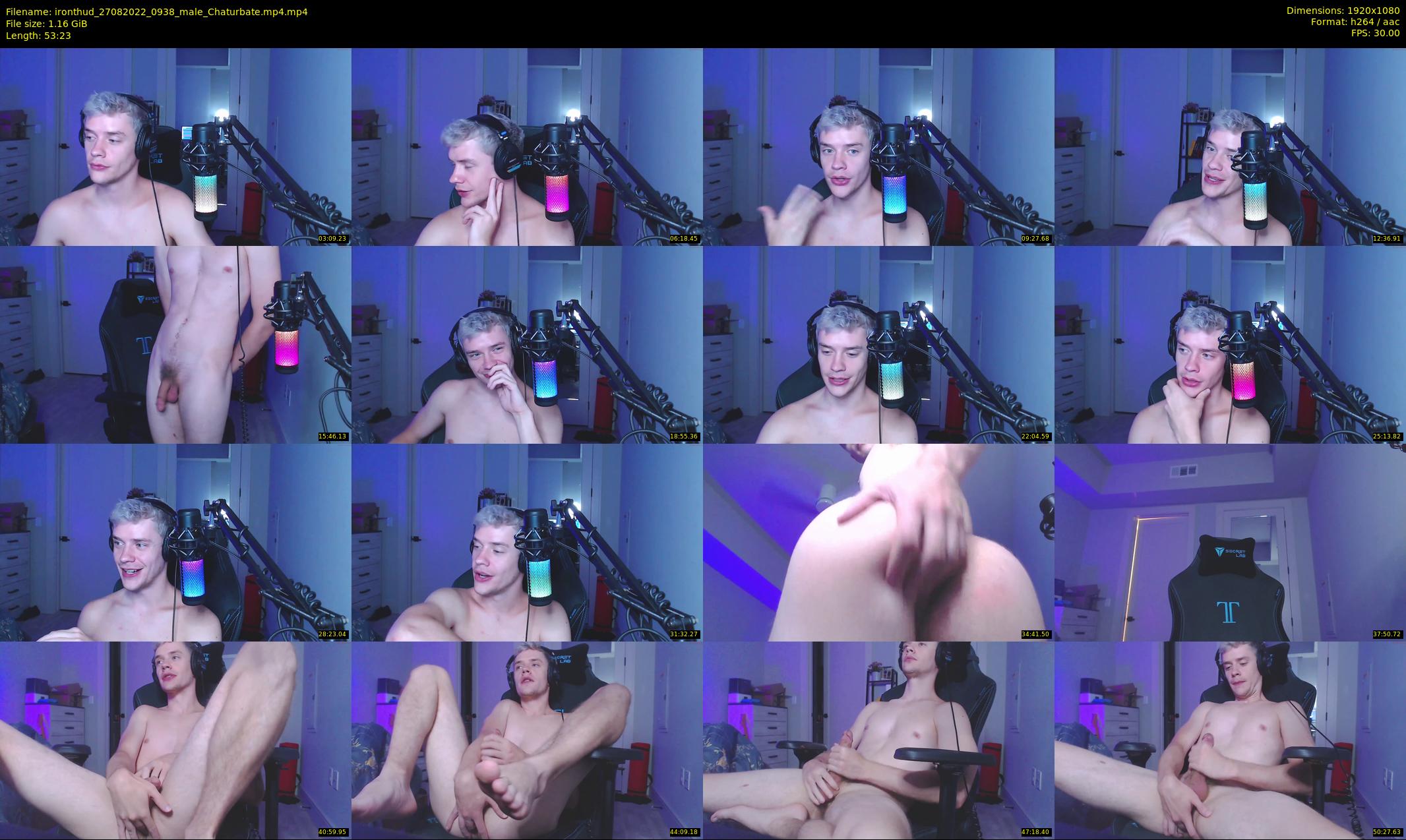 ironthud — 54 minute Chaturbate male cam show recording, 1080p, Aug 27, 2022