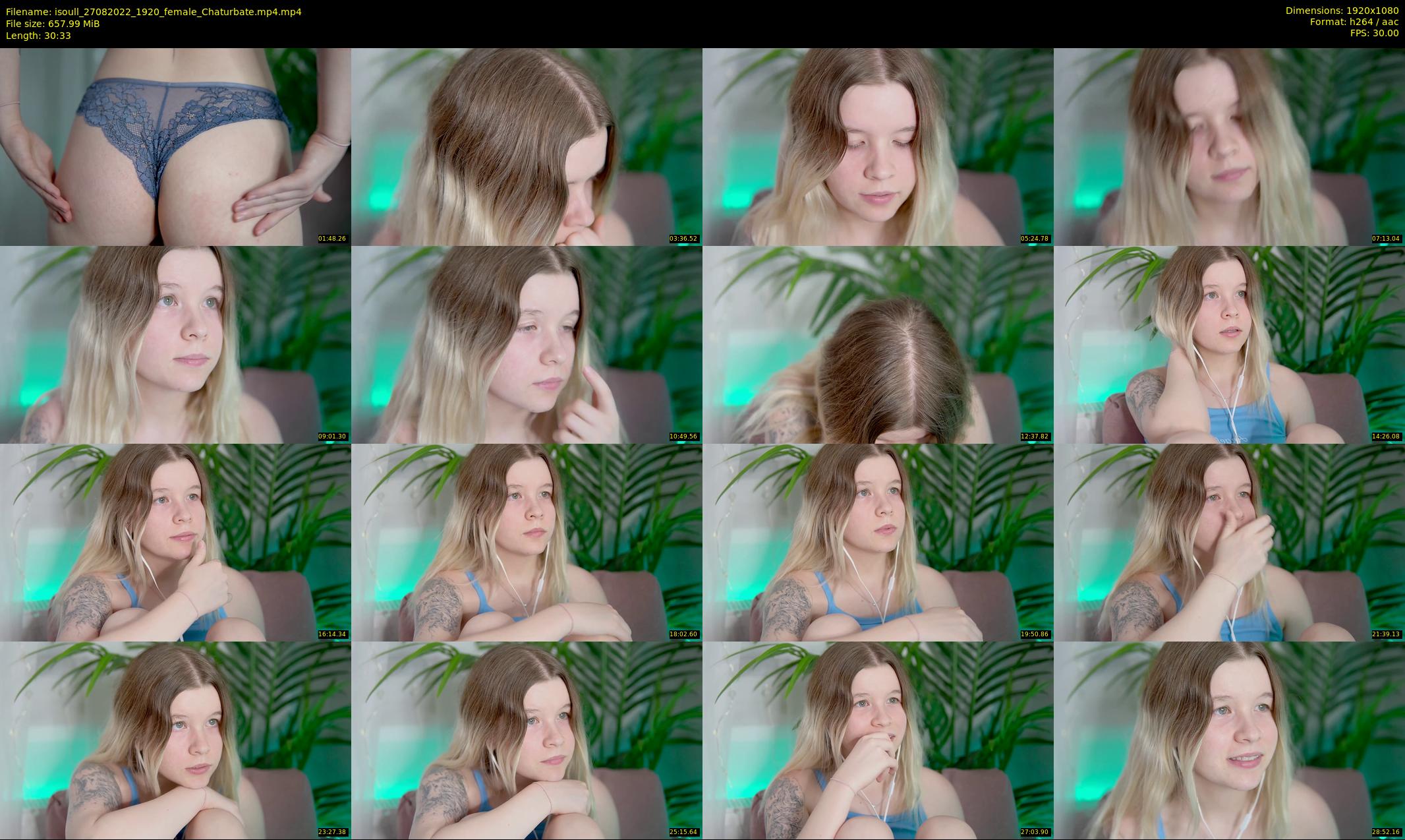 isoull — 31 minute Chaturbate female cam show recording, 1080p, Aug 27, 2022