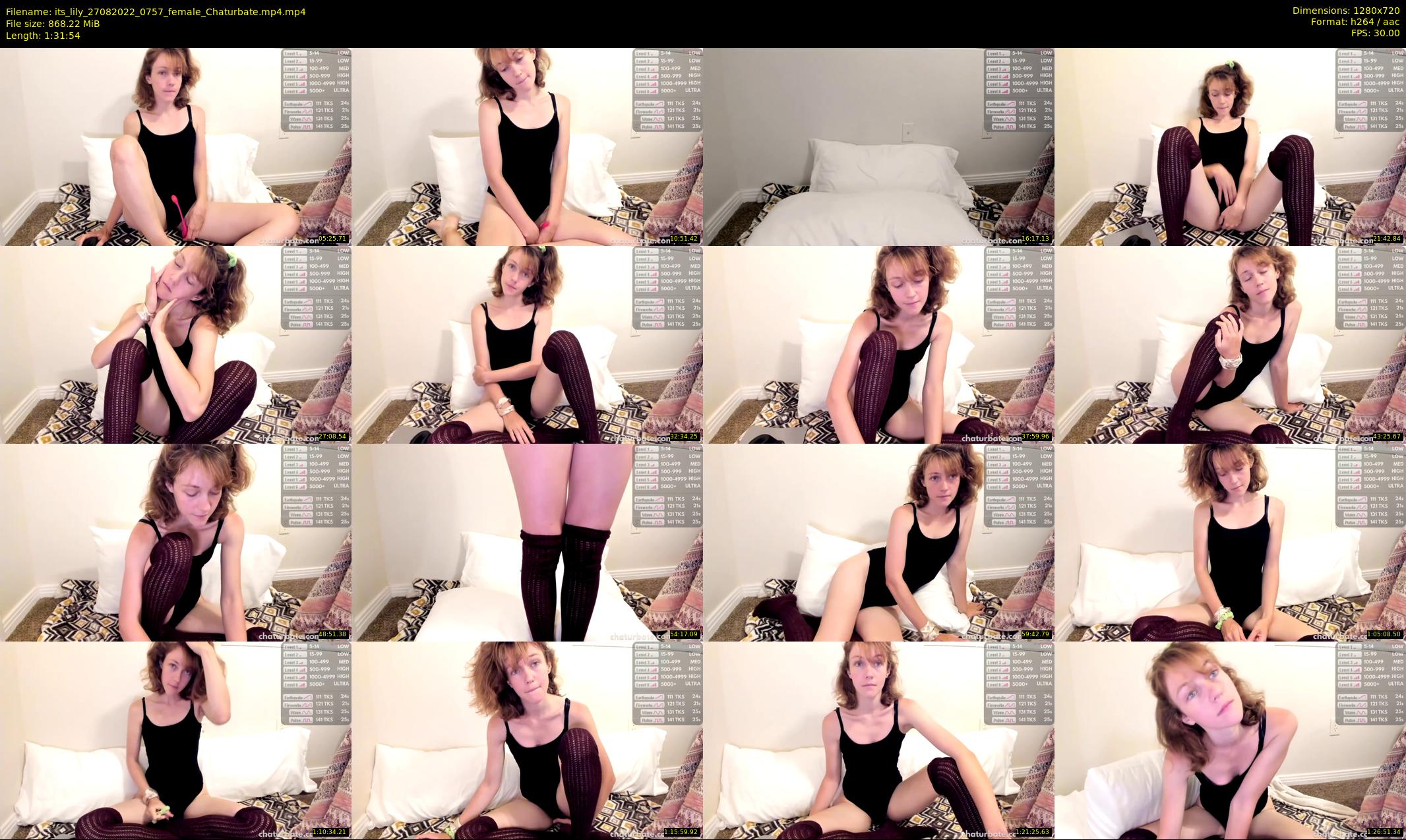 its_lily — 92 minute Chaturbate female cam show recording, 720p, Aug 27, 2022