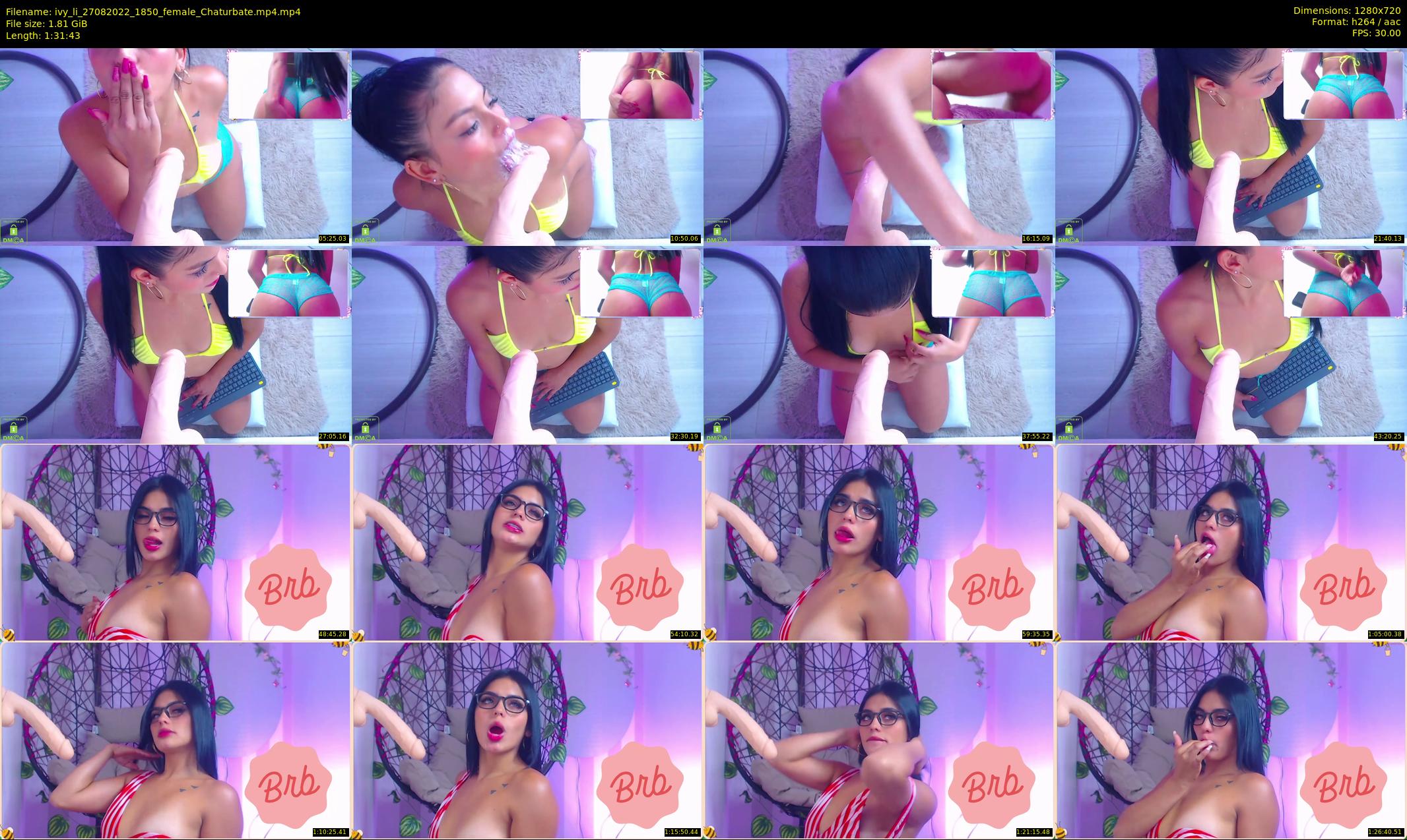 ivy_li — 92 minute Chaturbate female cam show recording, 720p, Aug 27, 2022
