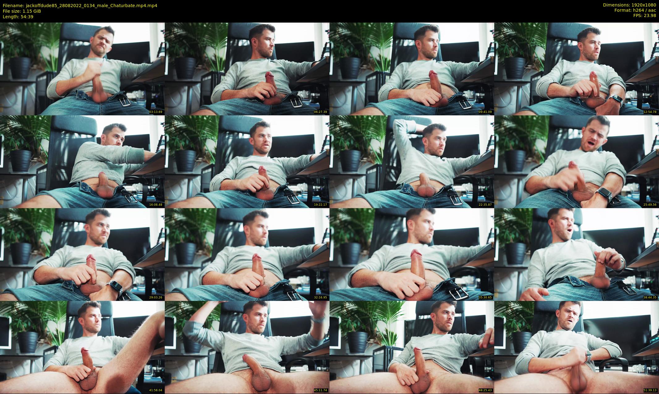 jackoffdude85 — 55 minute Chaturbate male cam show recording, 1080p, Aug 28, 2022
