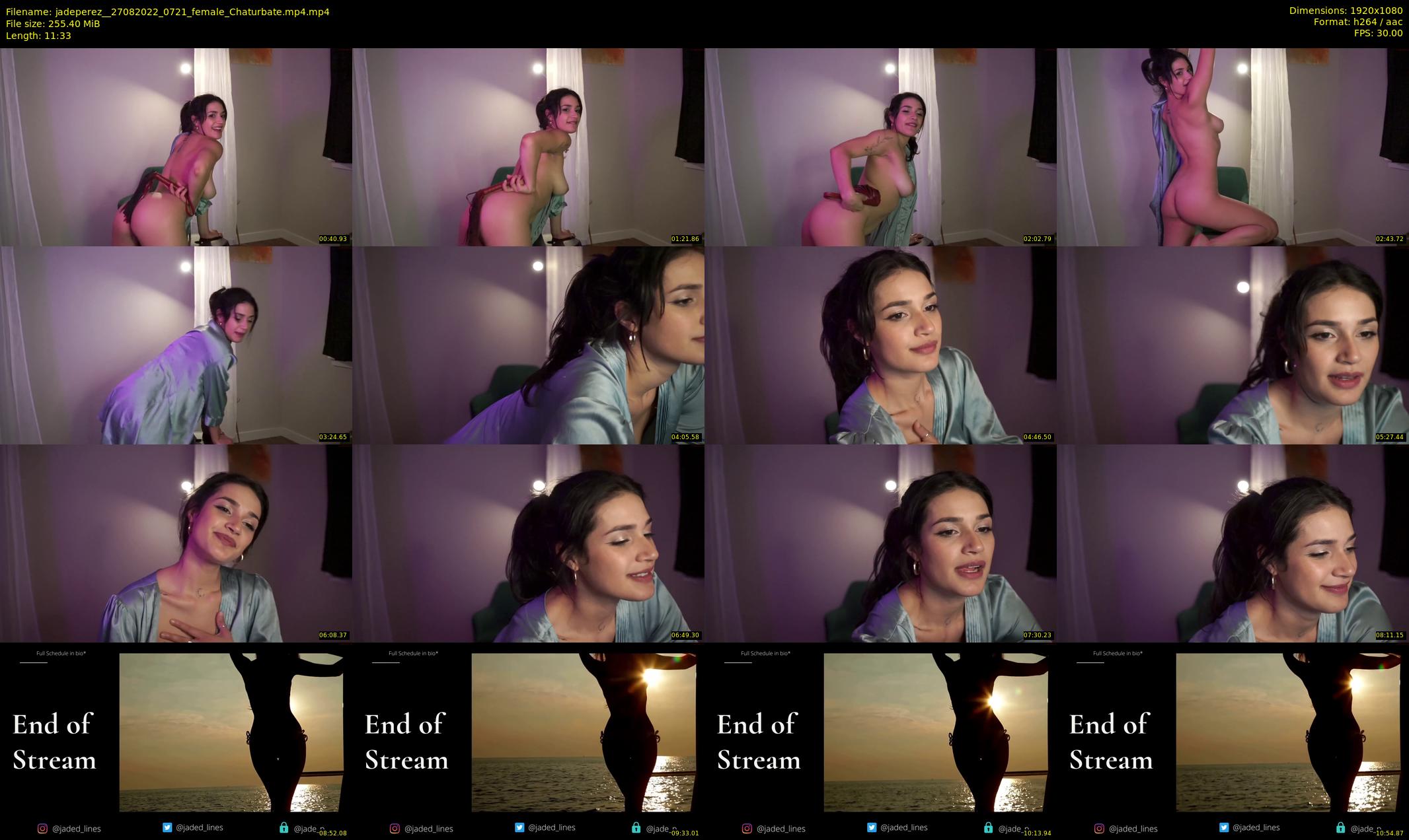 jadeperez_ — 12 minute Chaturbate female cam show recording, 1080p, Aug 27, 2022