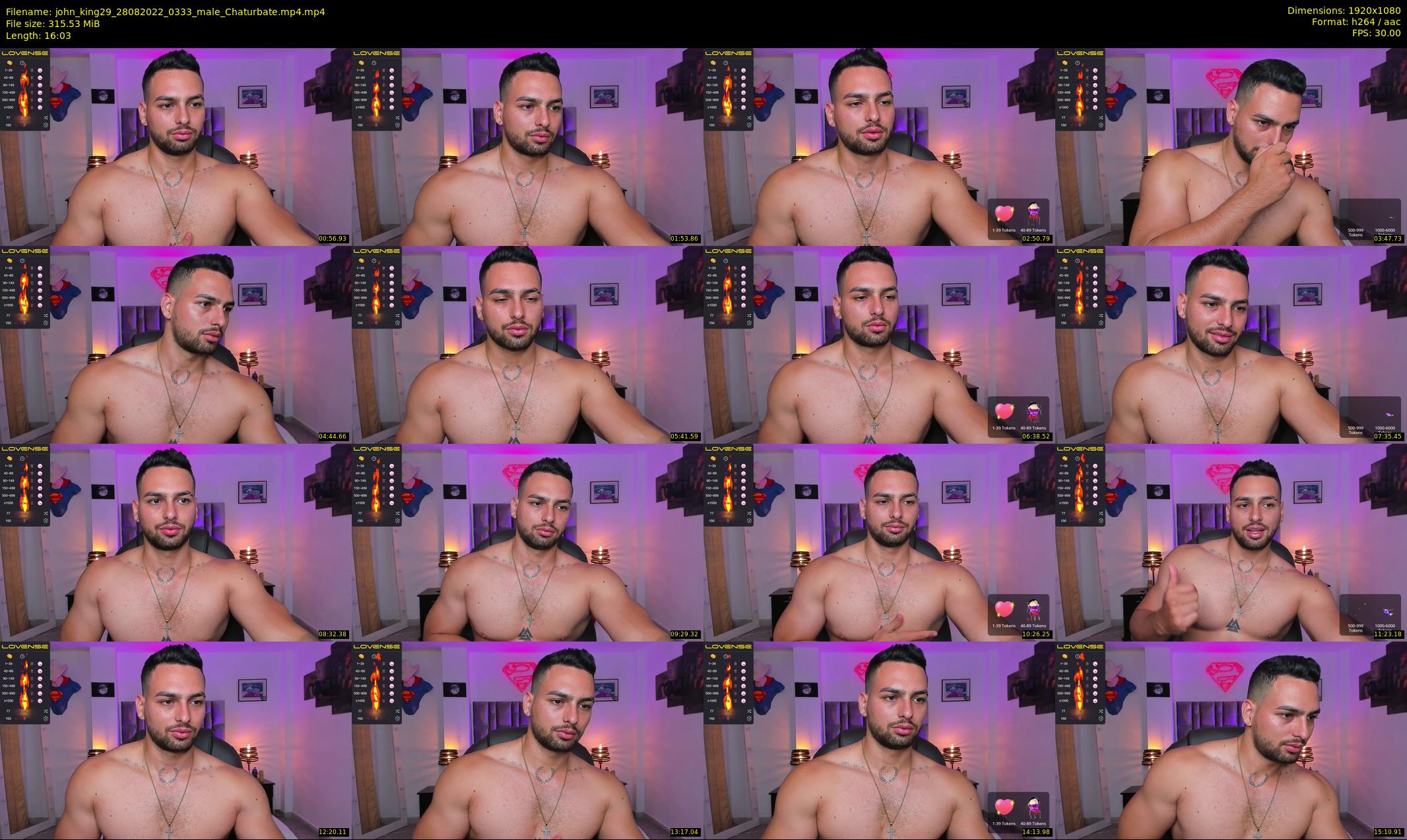 john_king29 — 17 minute Chaturbate male cam show recording, 1080p, Aug 28, 2022