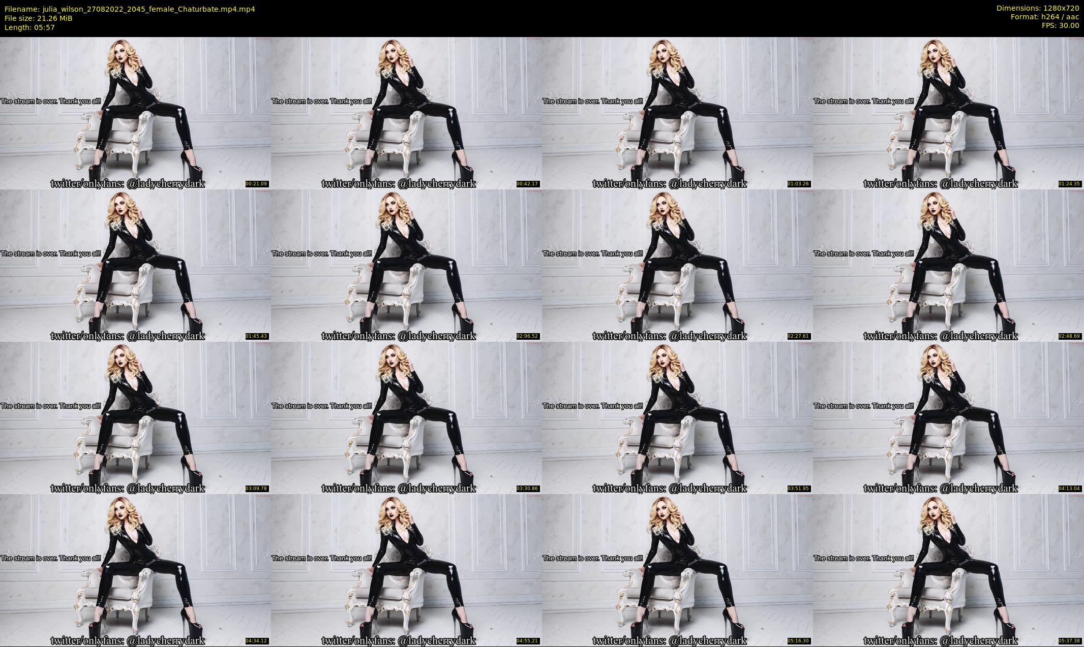 julia_wilson — 6 minute Chaturbate female cam show recording, 720p, Aug 27, 2022