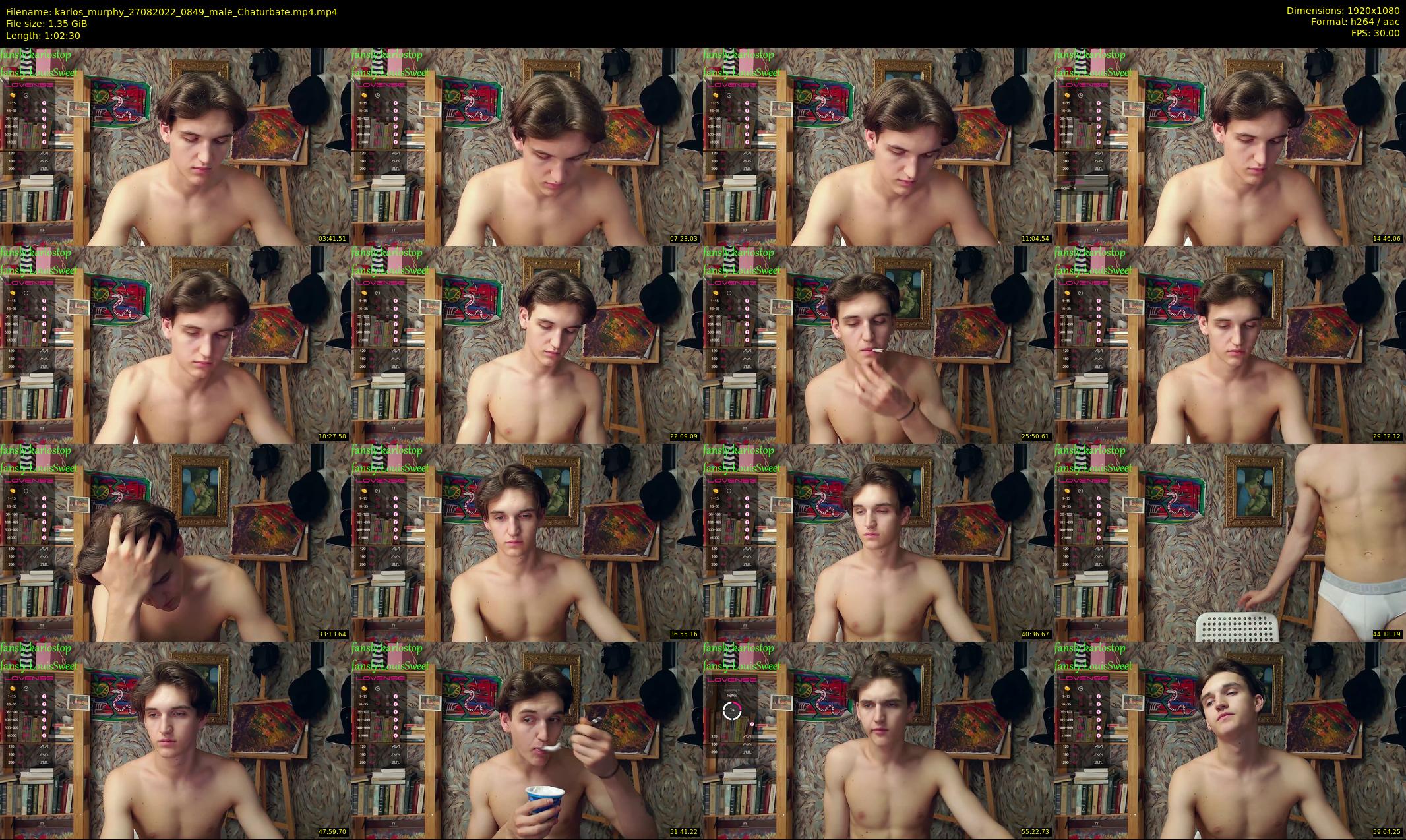 karlos_murphy — 63 minute Chaturbate male cam show recording, 1080p, Aug 27, 2022
