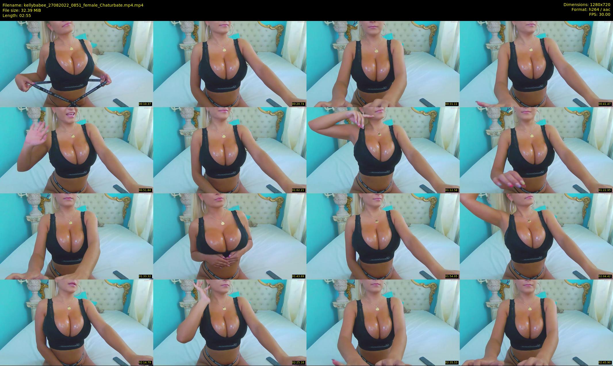 kellybabee — 3 minute Chaturbate female cam show recording, 720p, Aug 27, 2022