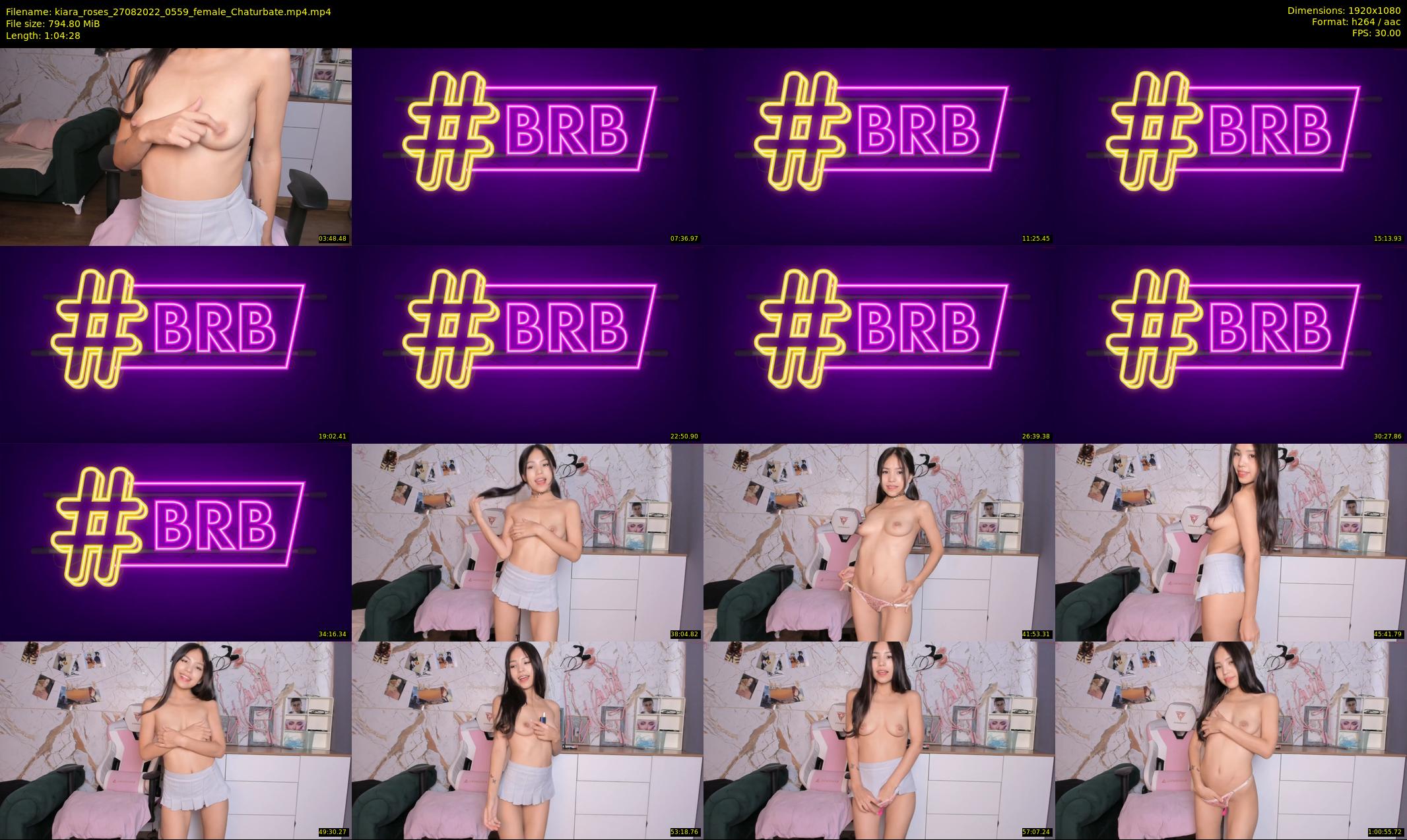 kiara_roses — 65 minute Chaturbate female cam show recording, 1080p, Aug 27, 2022