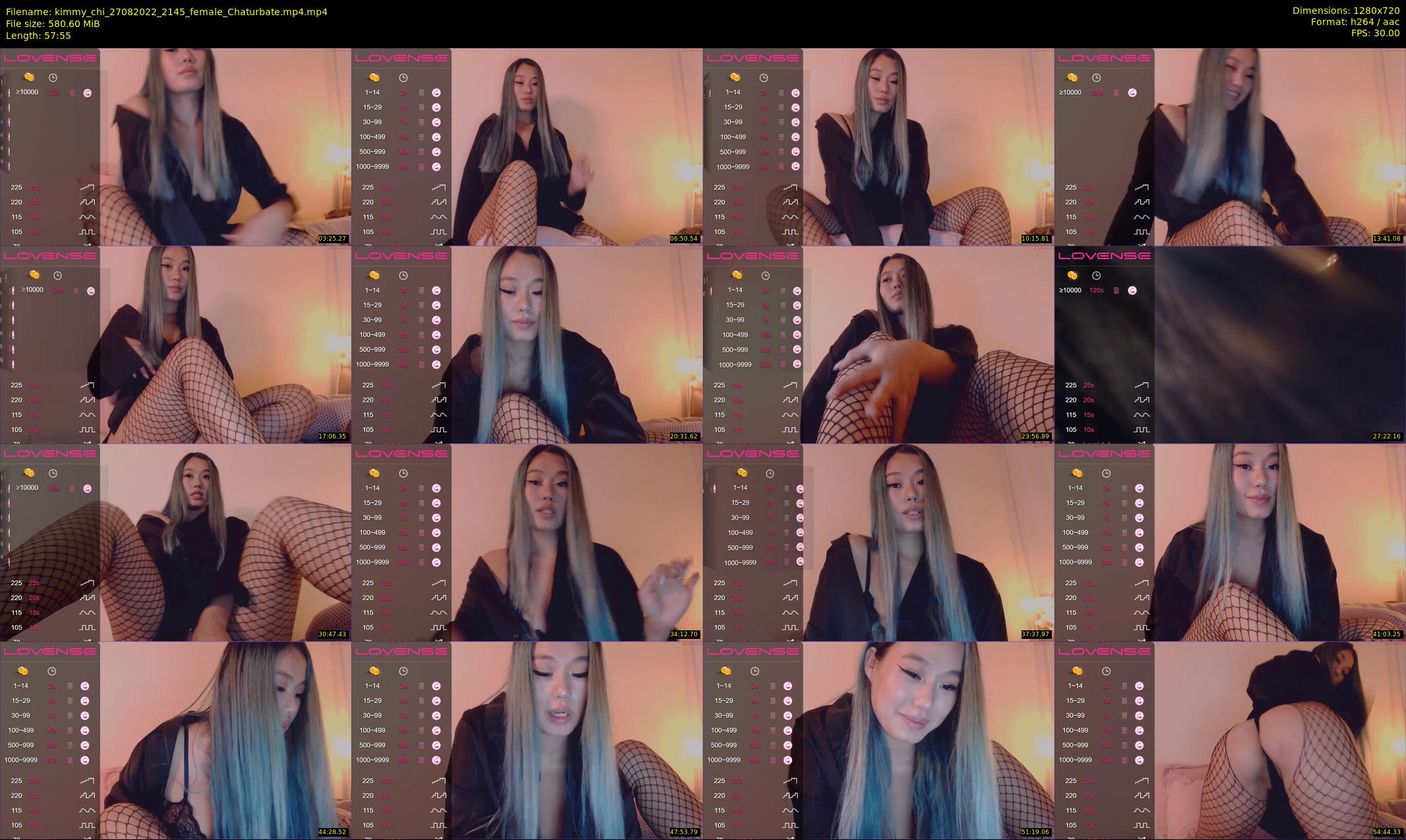 kimmy_chi — 58 minute Chaturbate female cam show recording, 720p, Aug 27, 2022