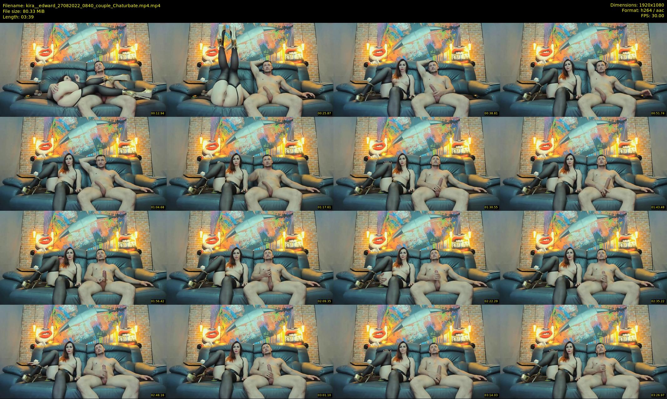kira__edward — 4 minute Chaturbate couple cam show recording, 1080p, Aug 27, 2022