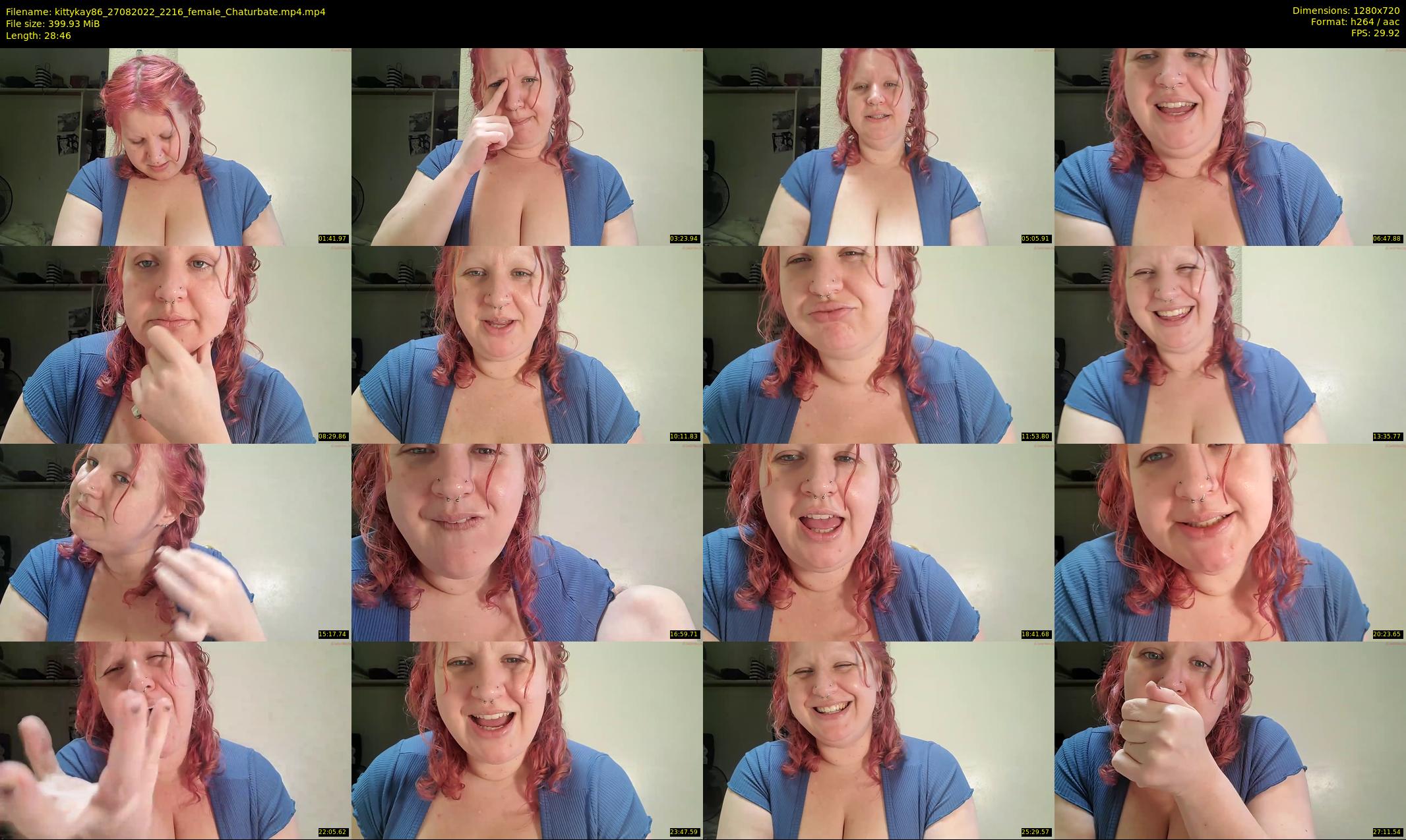 kittykay86 — 29 minute Chaturbate female cam show recording, 720p, Aug 27, 2022