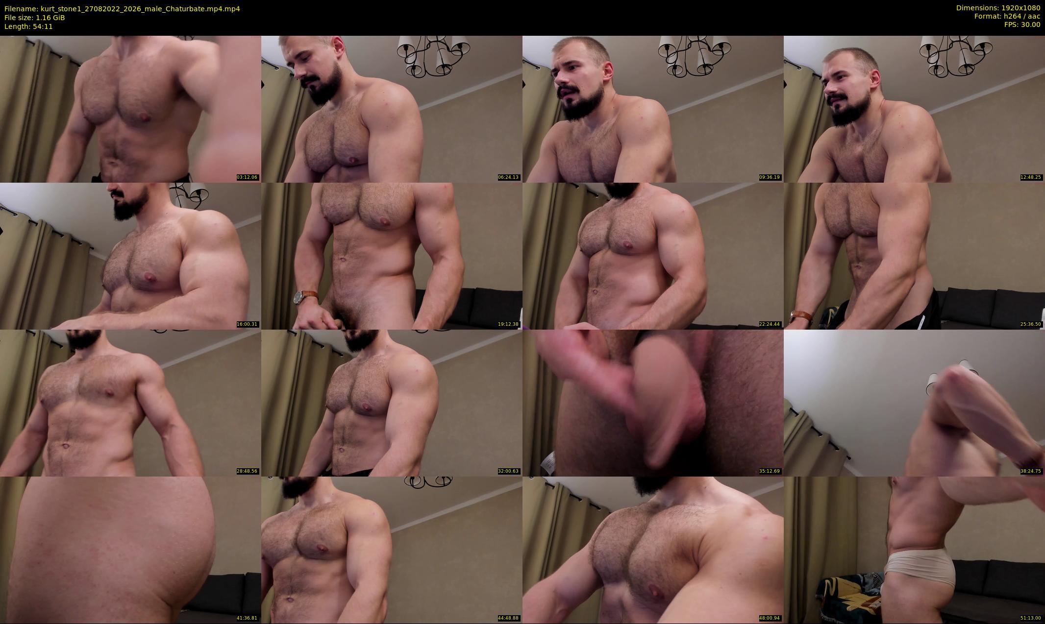 kurt_stone1 — 55 minute Chaturbate male cam show recording, 1080p, Aug 27, 2022