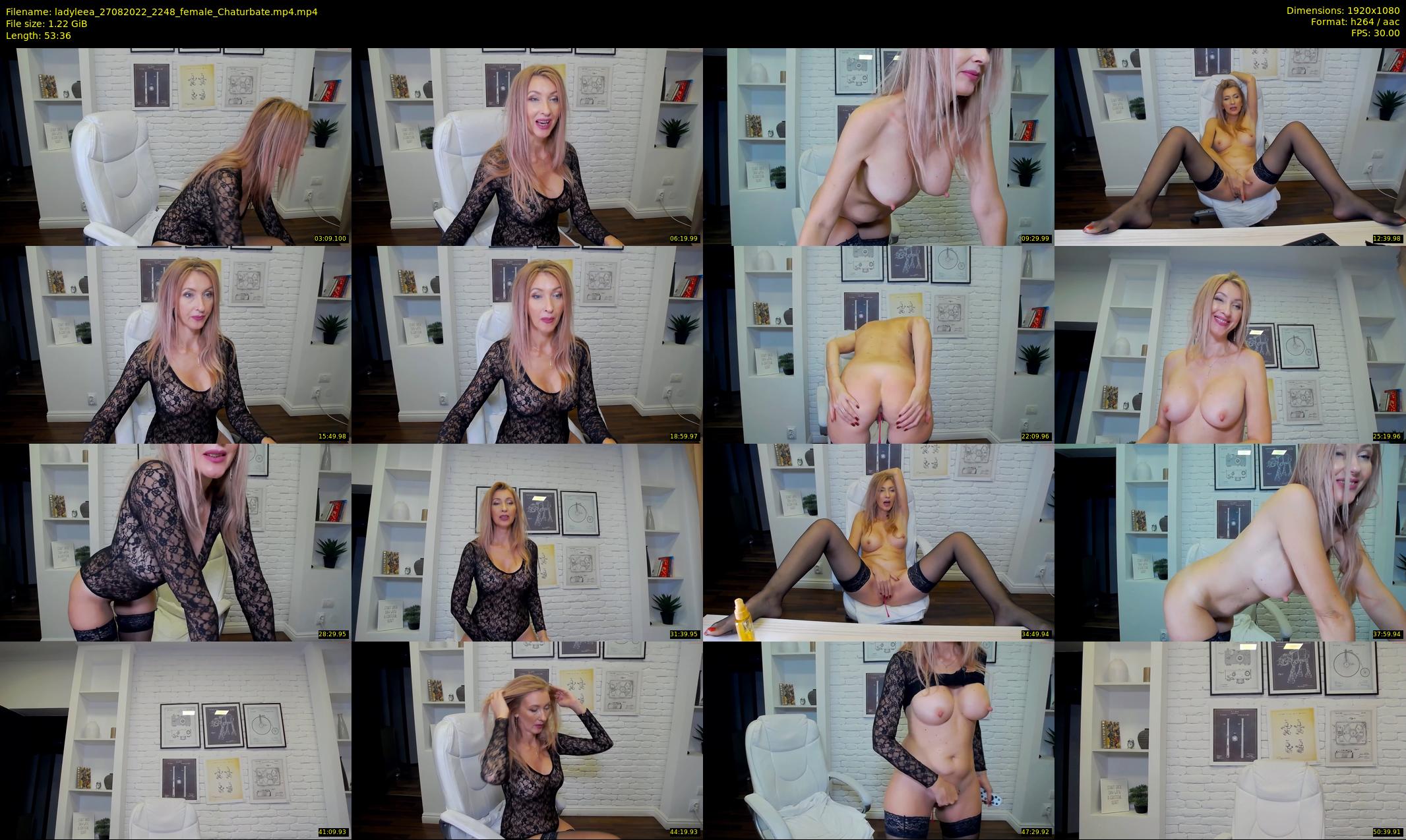 ladyleea — 54 minute Chaturbate female cam show recording, 1080p, Aug 27, 2022