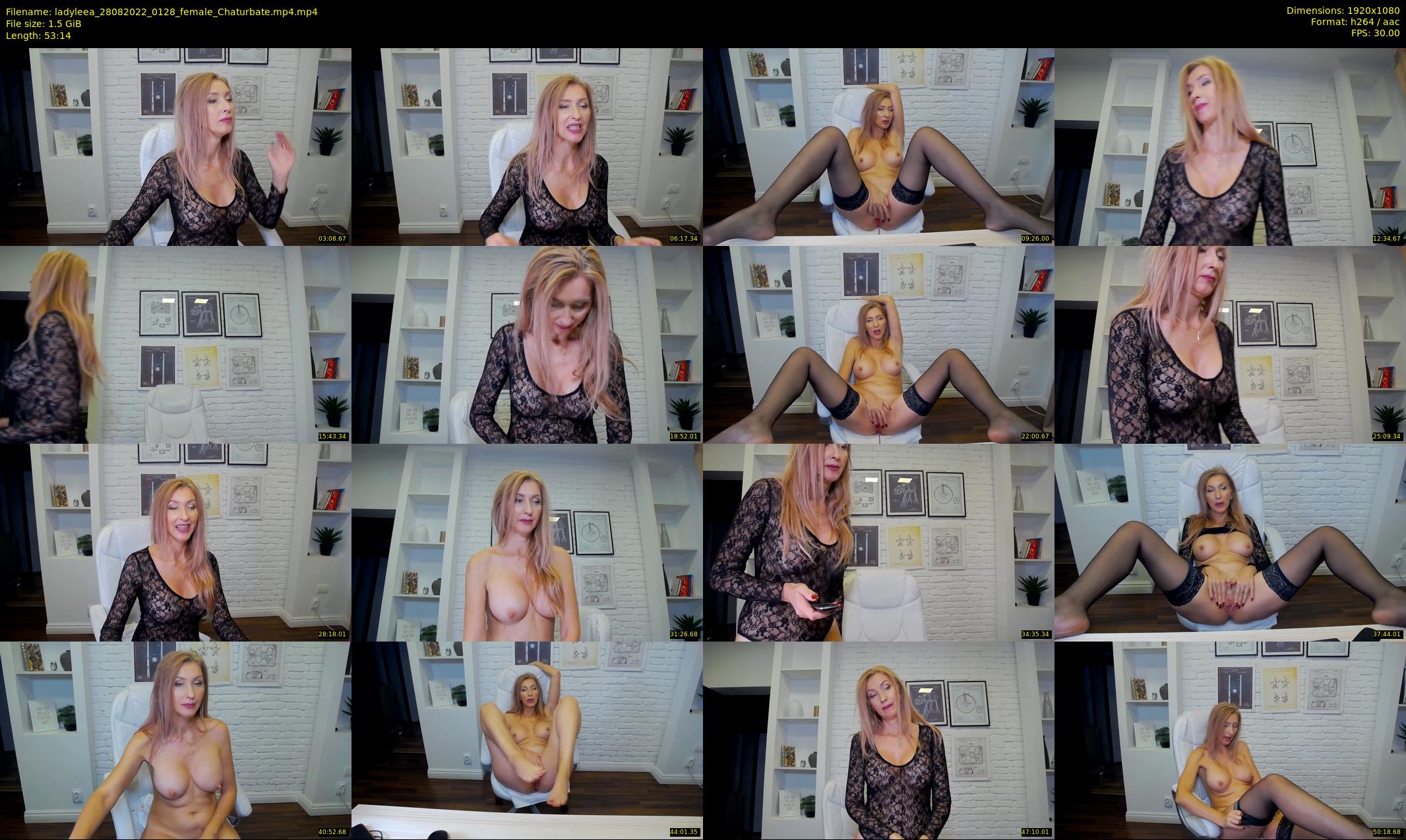 ladyleea — 54 minute Chaturbate female cam show recording, 1080p, Aug 28, 2022