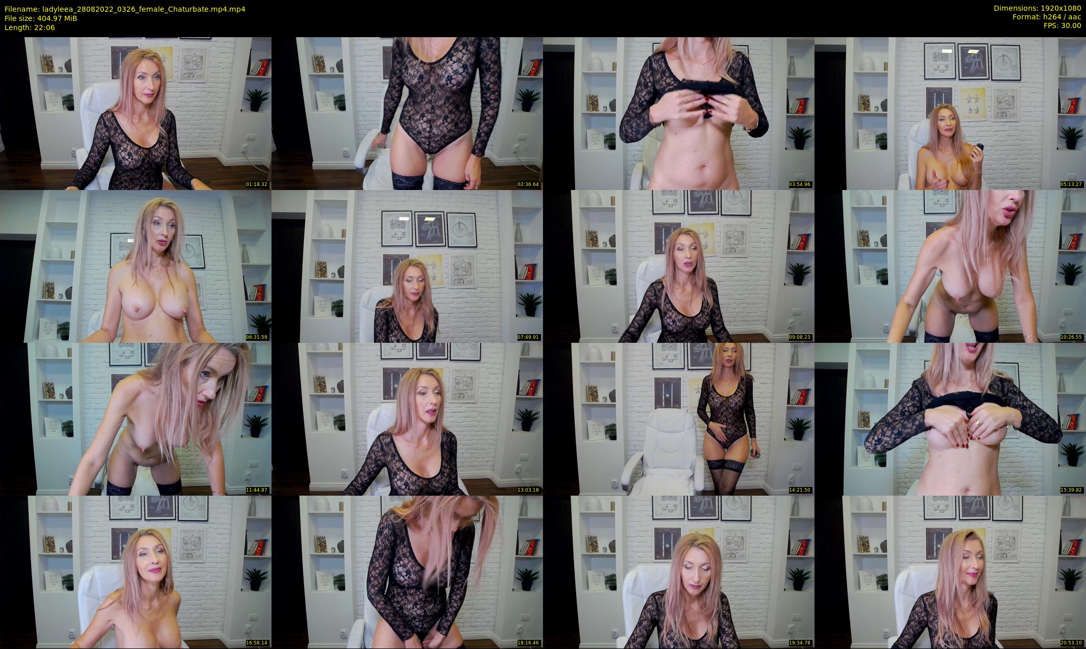 ladyleea — 23 minute Chaturbate female cam show recording, 1080p, Aug 28, 2022