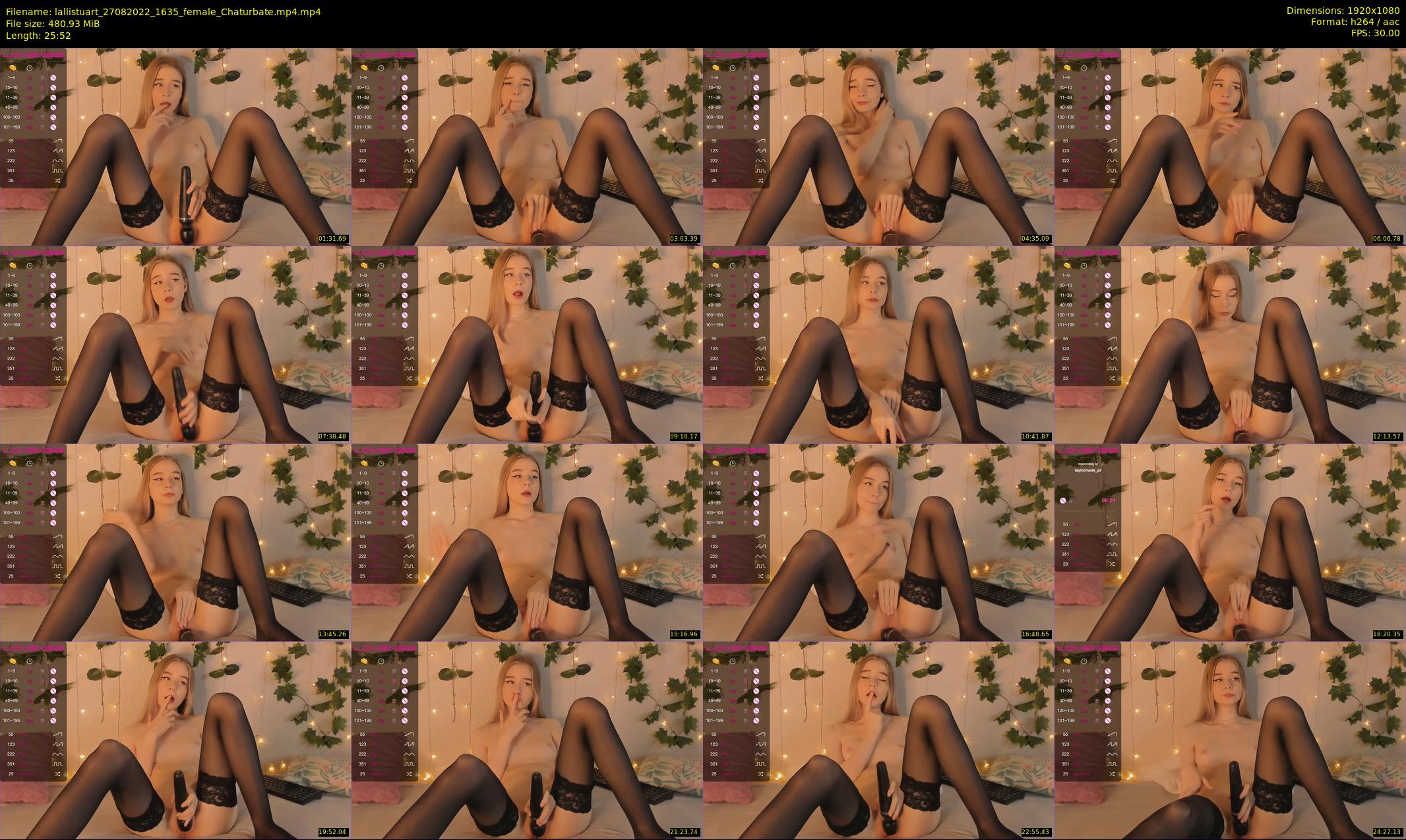 lallistuart — 26 minute Chaturbate female cam show recording, 1080p, Aug 27, 2022