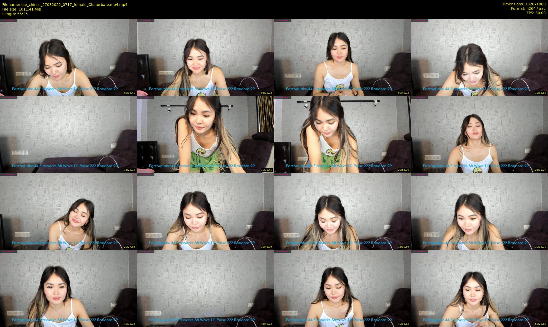 lee_chinsu — 56 minute Chaturbate female cam show recording, 1080p, Aug 27, 2022