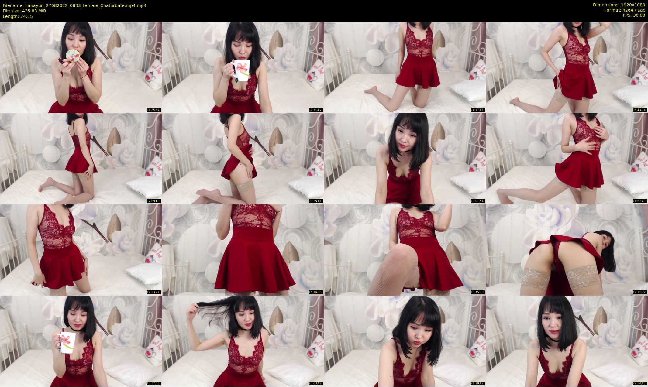 lianayun — 25 minute Chaturbate female cam show recording, 1080p, Aug 27, 2022