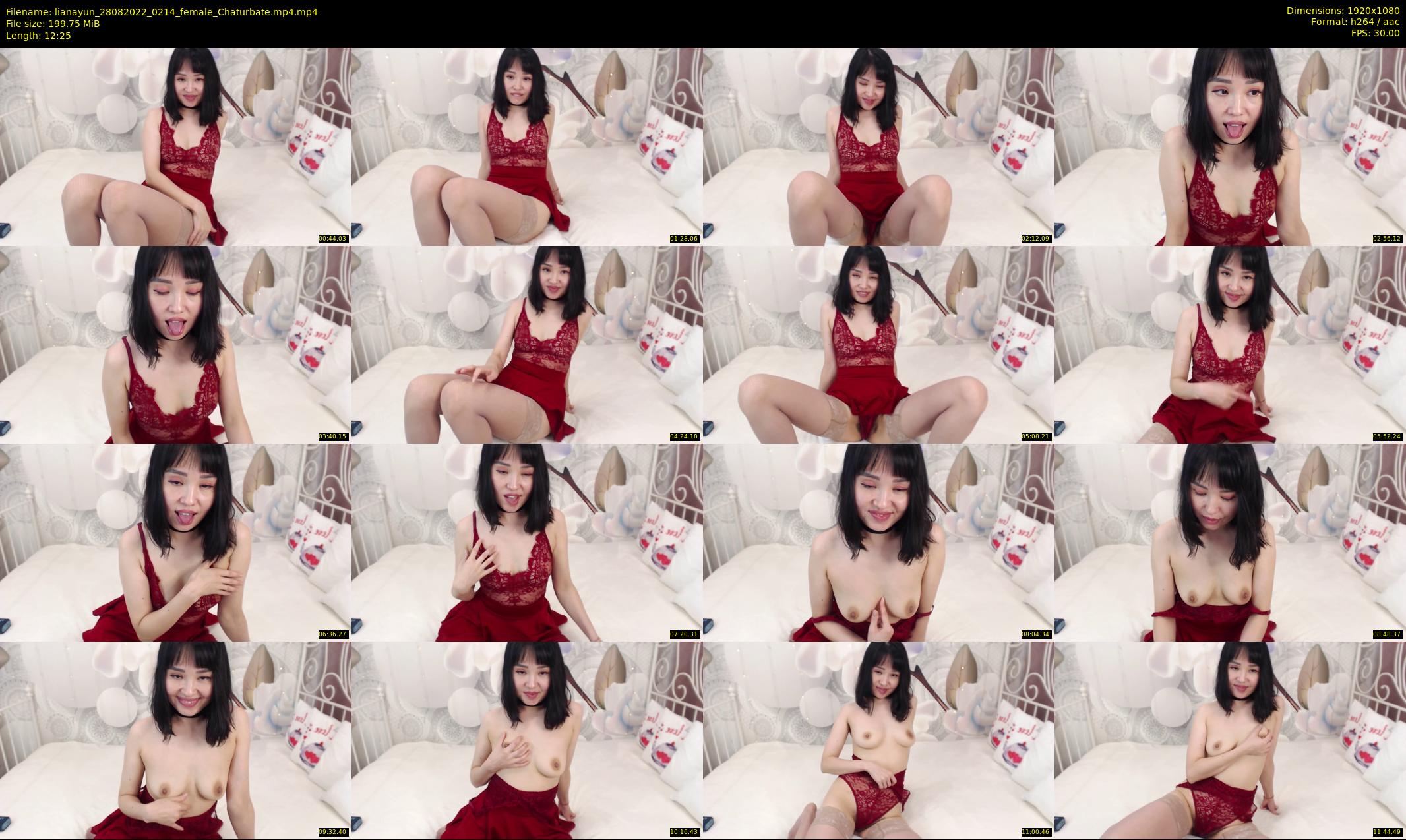 lianayun — 13 minute Chaturbate female cam show recording, 1080p, Aug 28, 2022