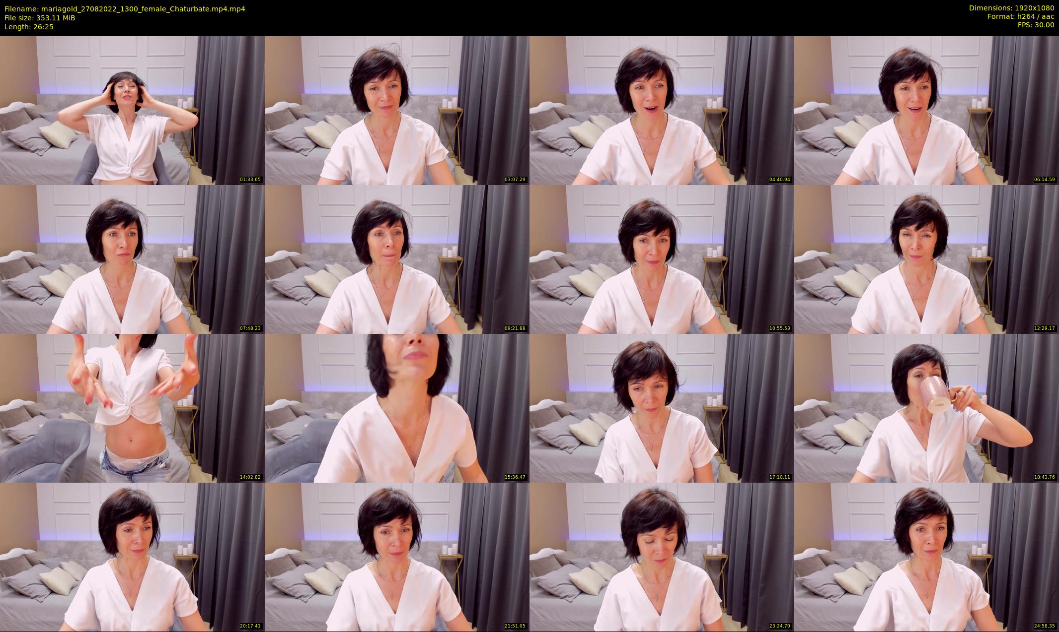 mariagold — 27 minute Chaturbate female cam show recording, 1080p, Aug 27, 2022