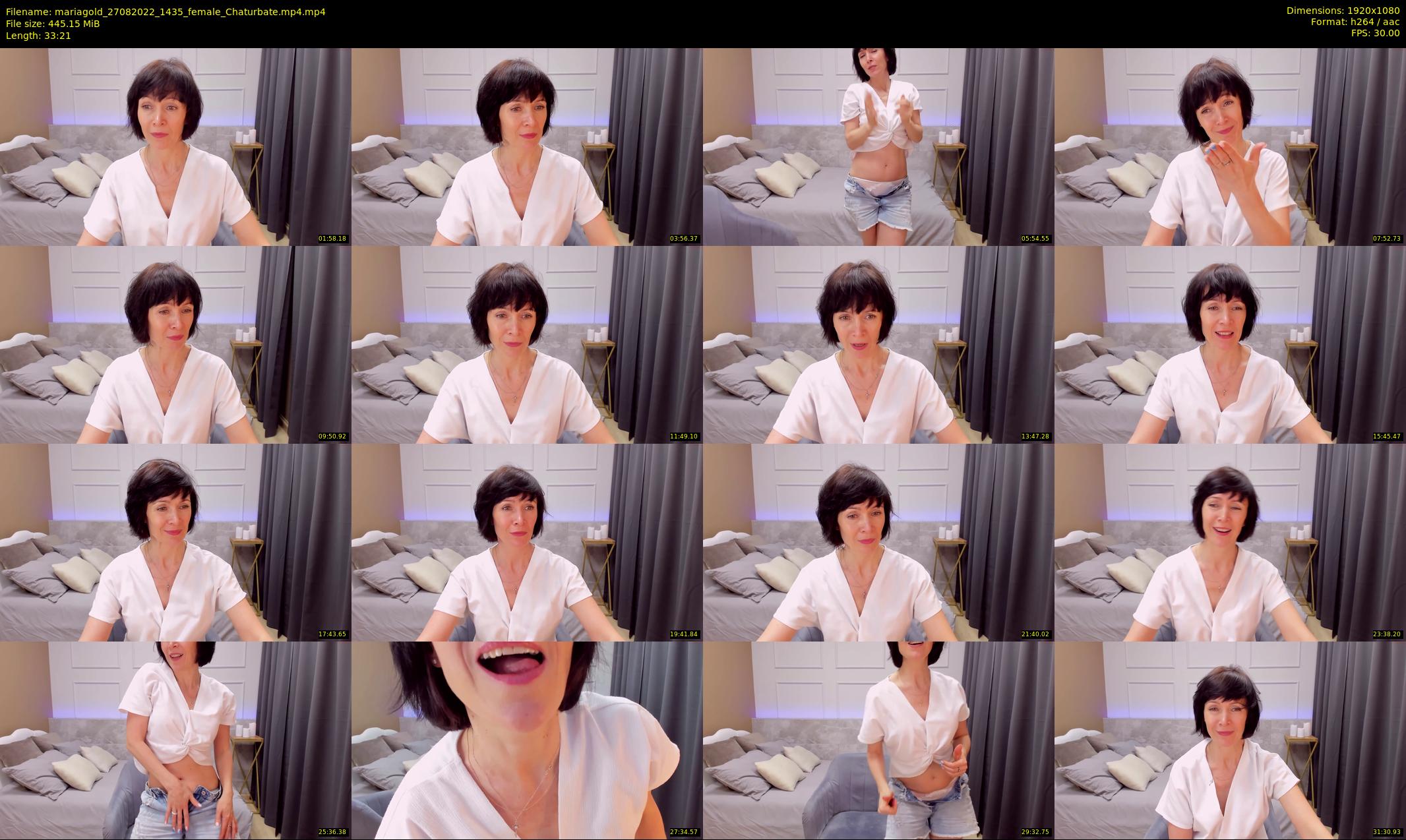 mariagold — 34 minute Chaturbate female cam show recording, 1080p, Aug 27, 2022