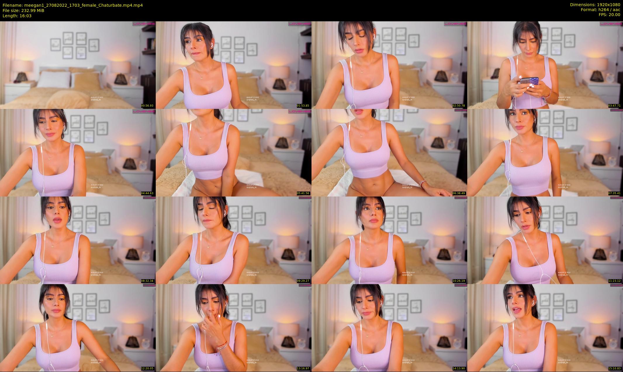 meegan1 — 17 minute Chaturbate female cam show recording, 1080p, Aug 27, 2022