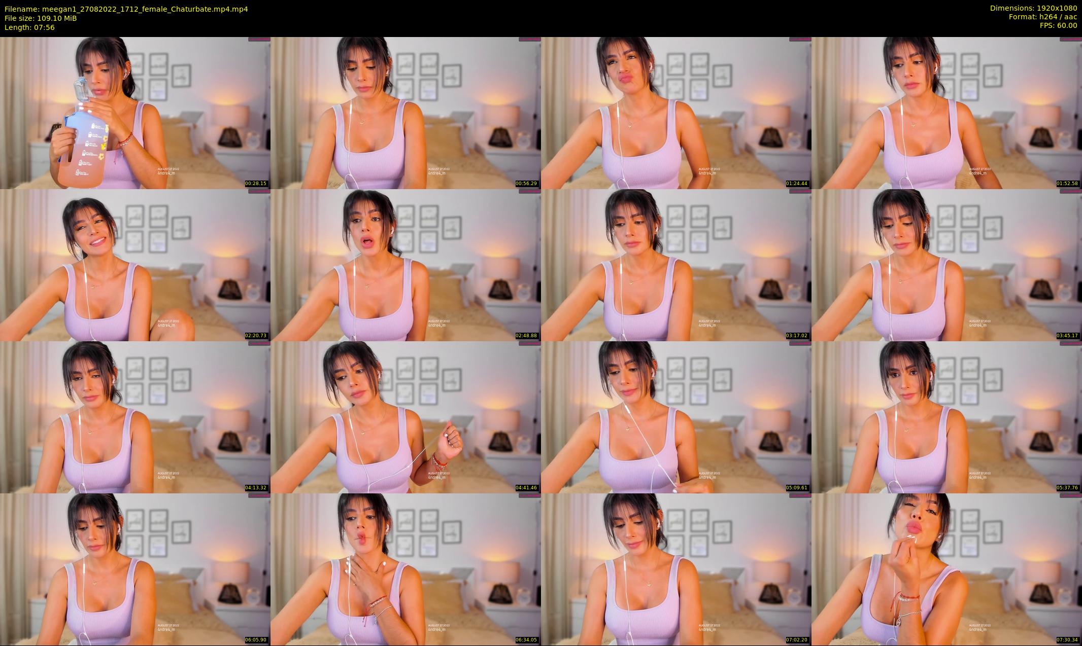 meegan1 — 8 minute Chaturbate female cam show recording, 1080p, Aug 27, 2022
