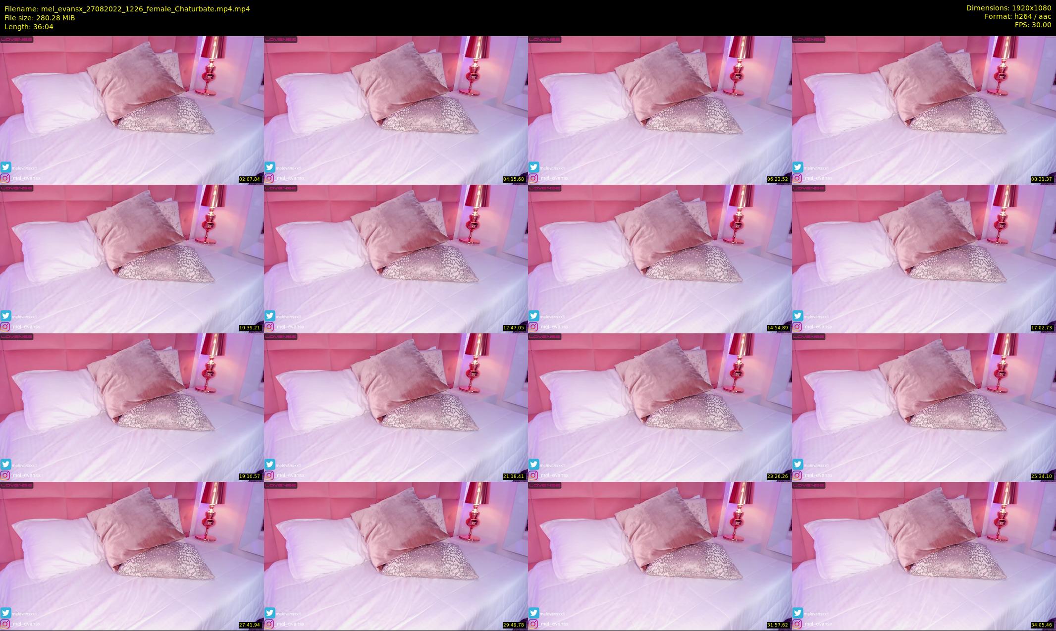 mel_evansx — 37 minute Chaturbate female cam show recording, 1080p, Aug 27, 2022