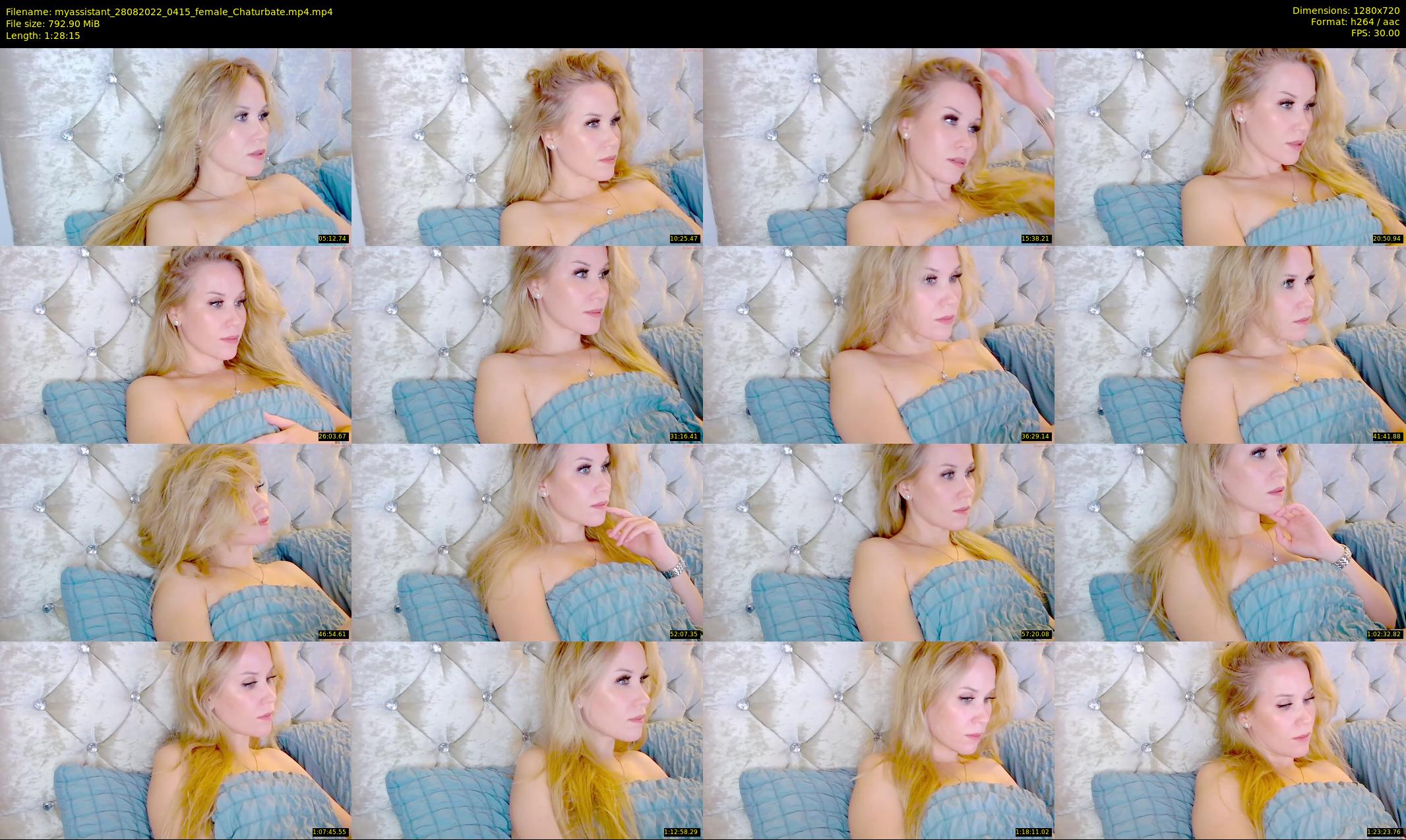 myassistant — 89 minute Chaturbate female cam show recording, 720p, Aug 28, 2022