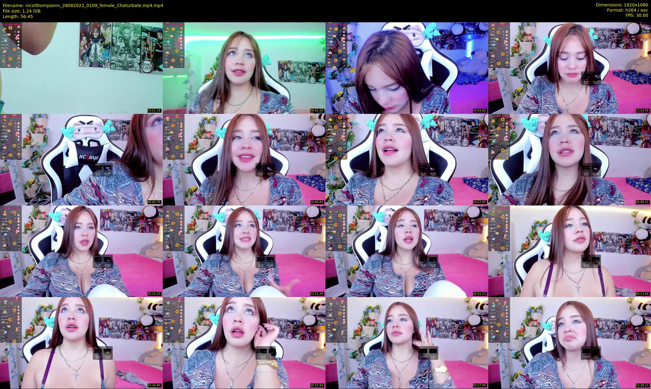 nicolthompsonn — 57 minute Chaturbate female cam show recording, 1080p, Aug 28, 2022