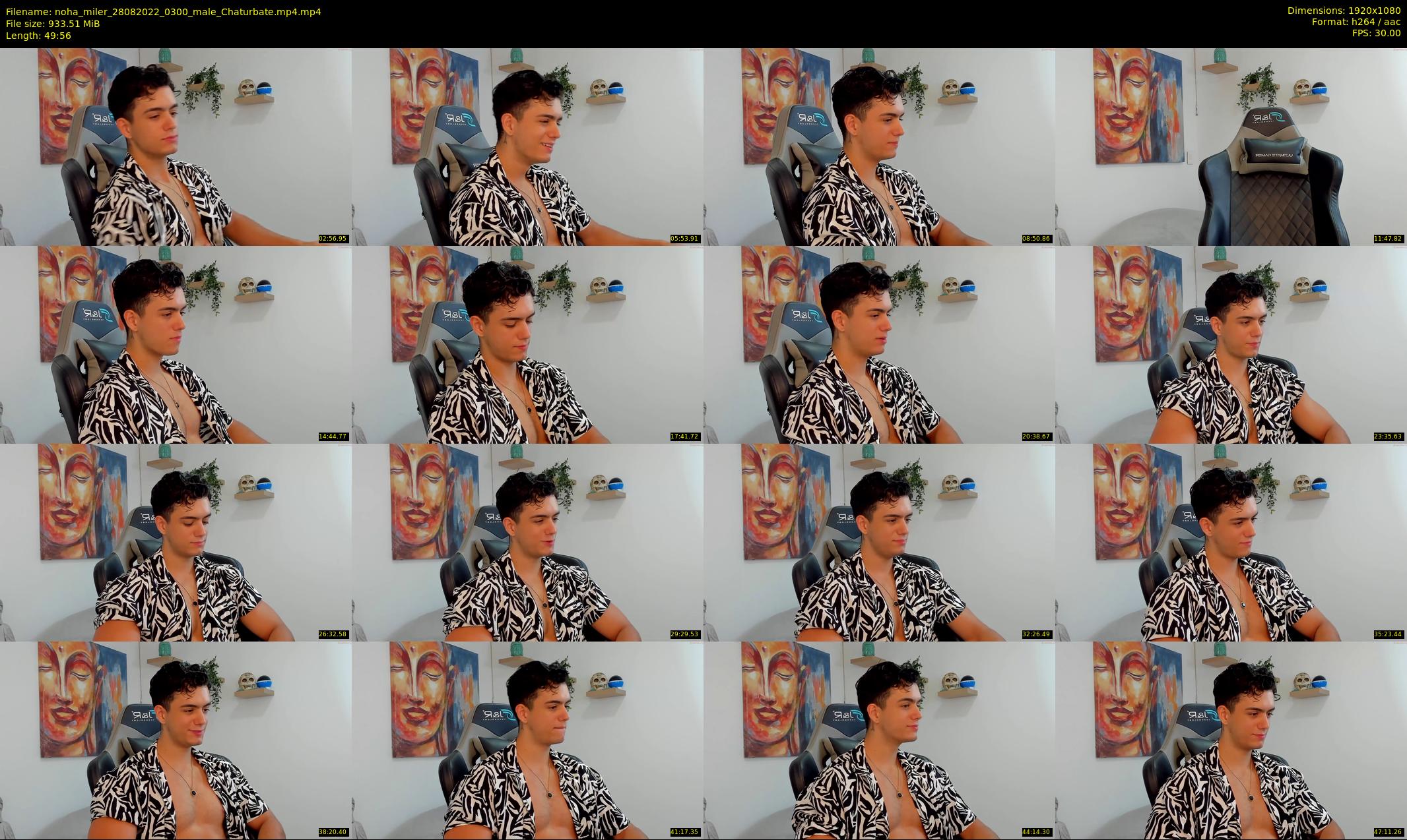 noha_miler — 50 minute Chaturbate male cam show recording, 1080p, Aug 28, 2022
