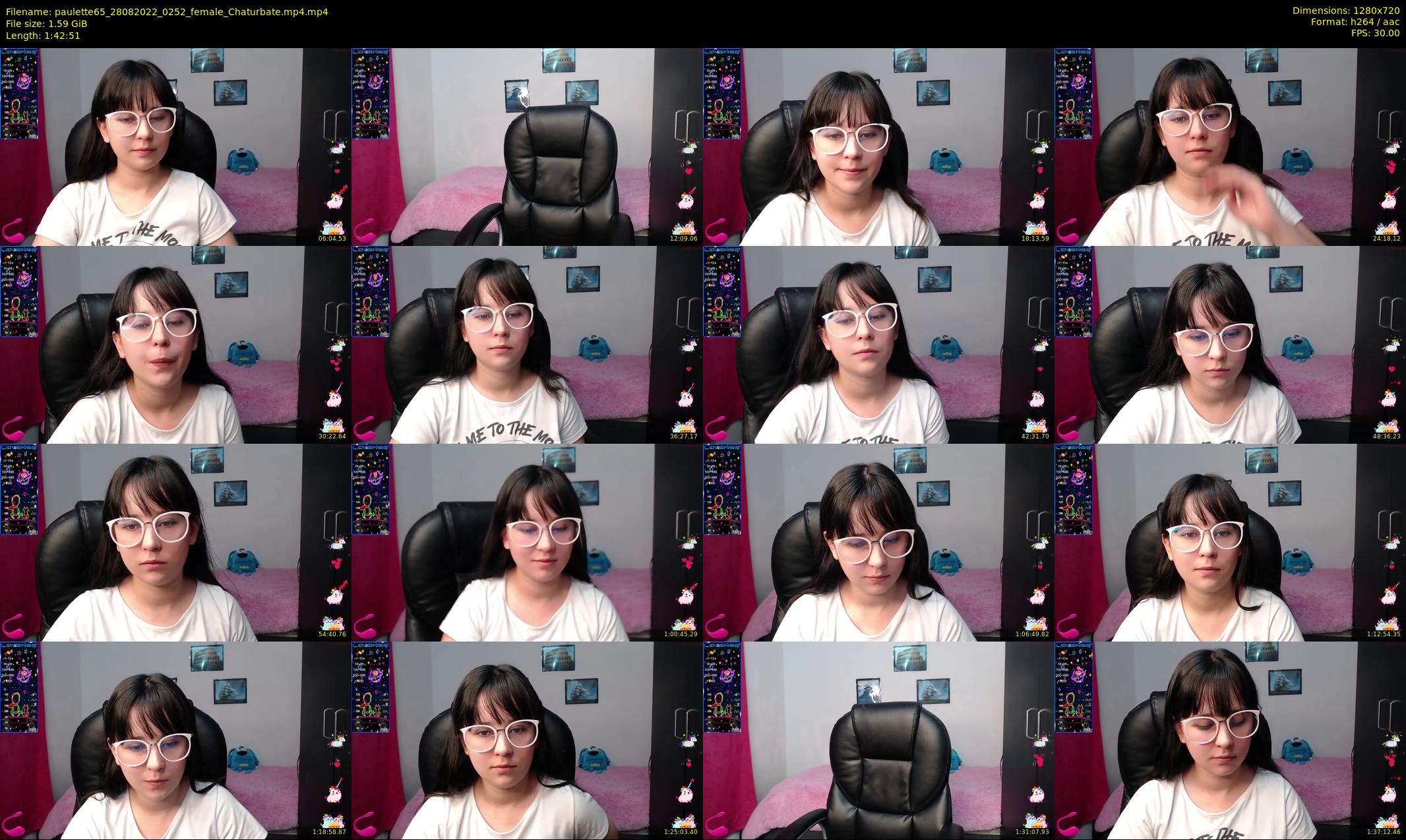 paulette65 — 103 minute Chaturbate female cam show recording, 720p, Aug 28, 2022